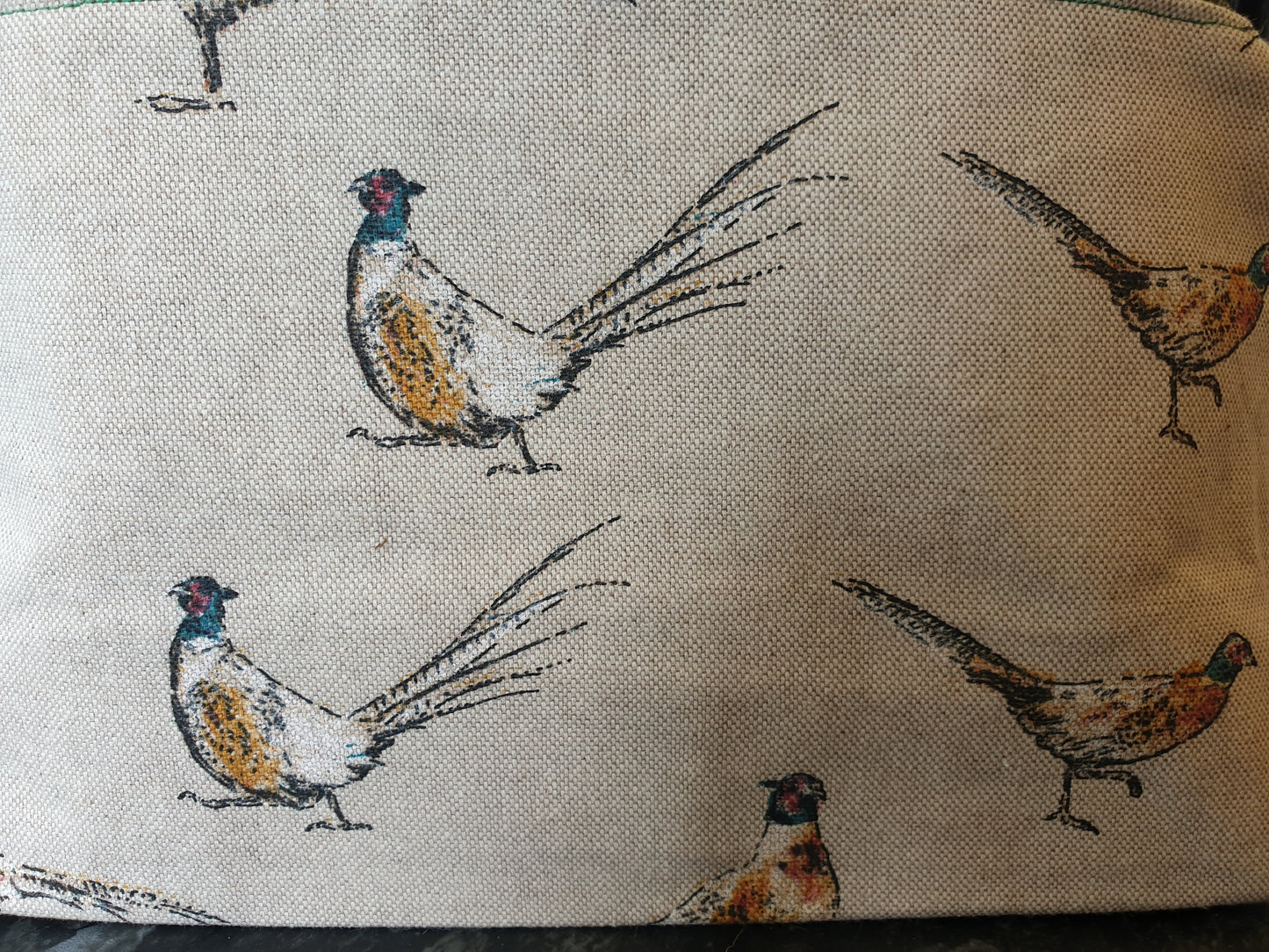 Countryside pheasant Pouch Bag | Large Makeup Bag