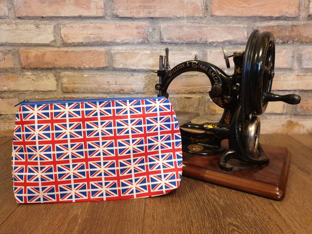 Union Jack Flag Pouch Bag | Large Makeup Bag