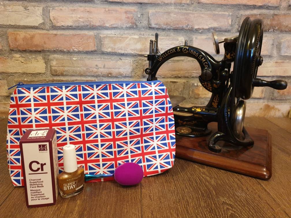 Union Jack Flag Pouch Bag | Large Makeup Bag