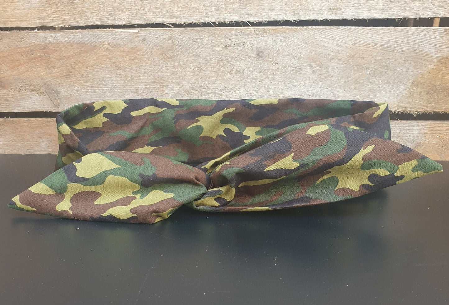 Green Camo Wired Headband