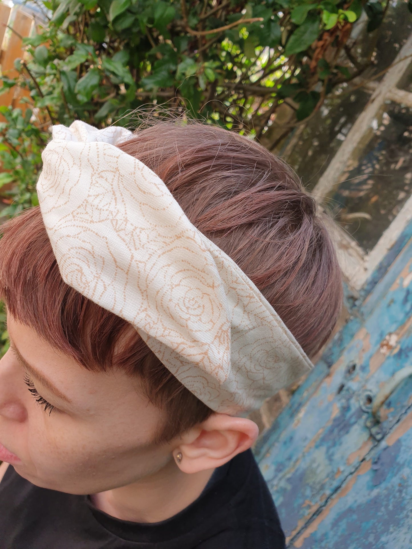 Pale Rose Wired Headband