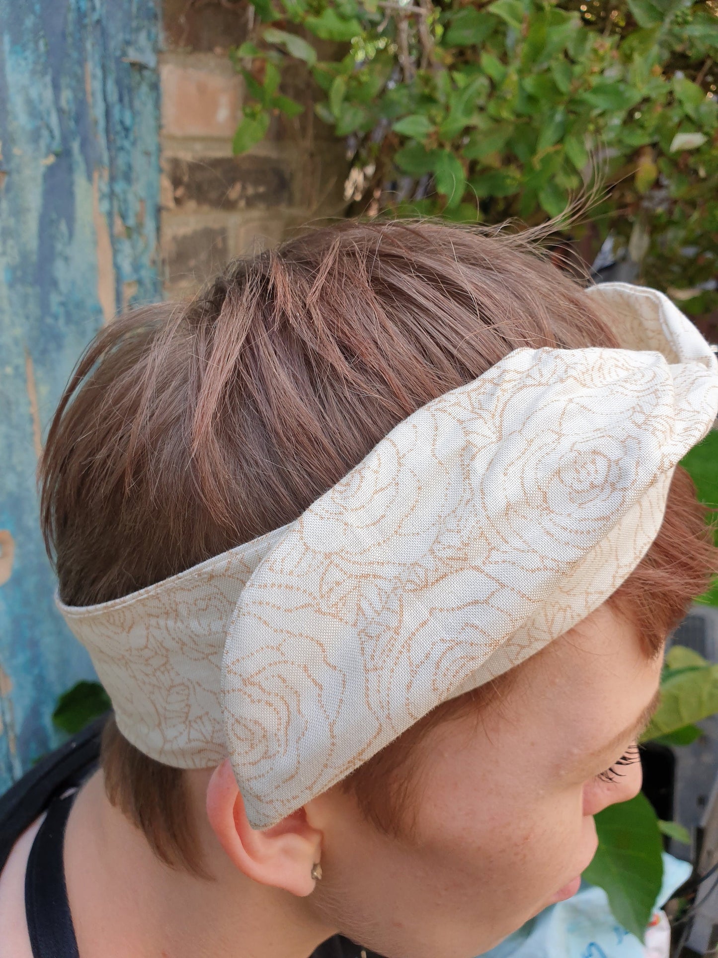 Pale Rose Wired Headband