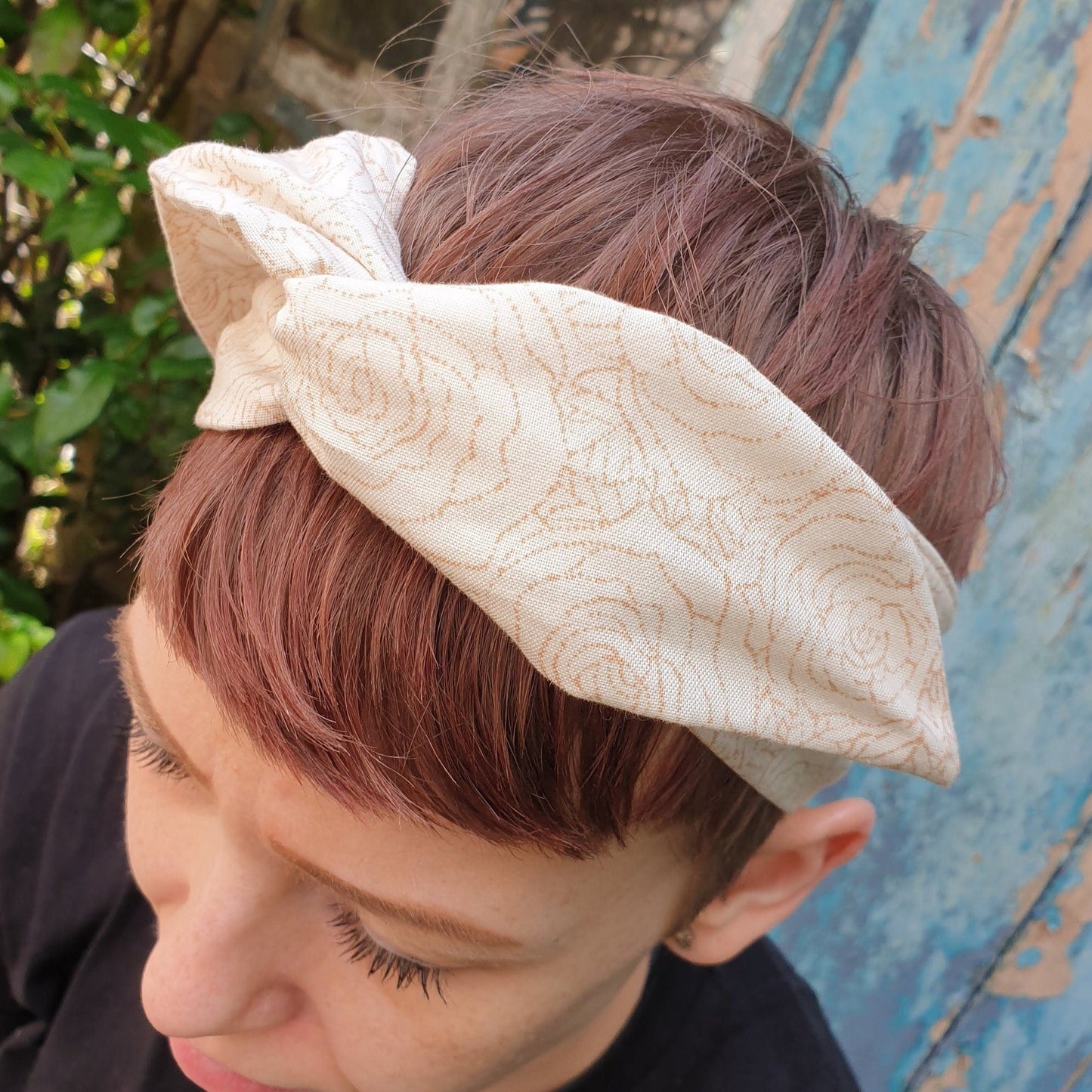 Pale Rose Wired Headband