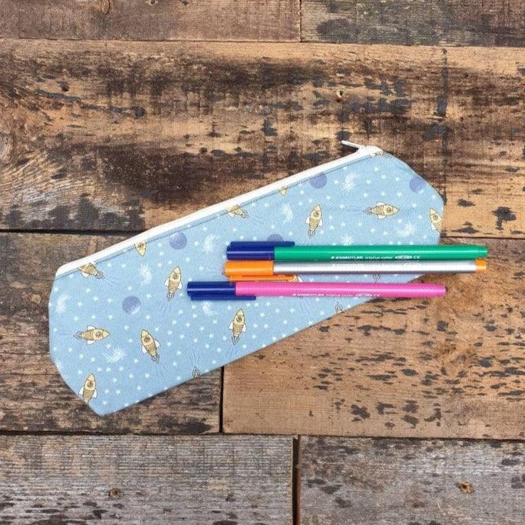 Out of Space Rocket Pencil Case