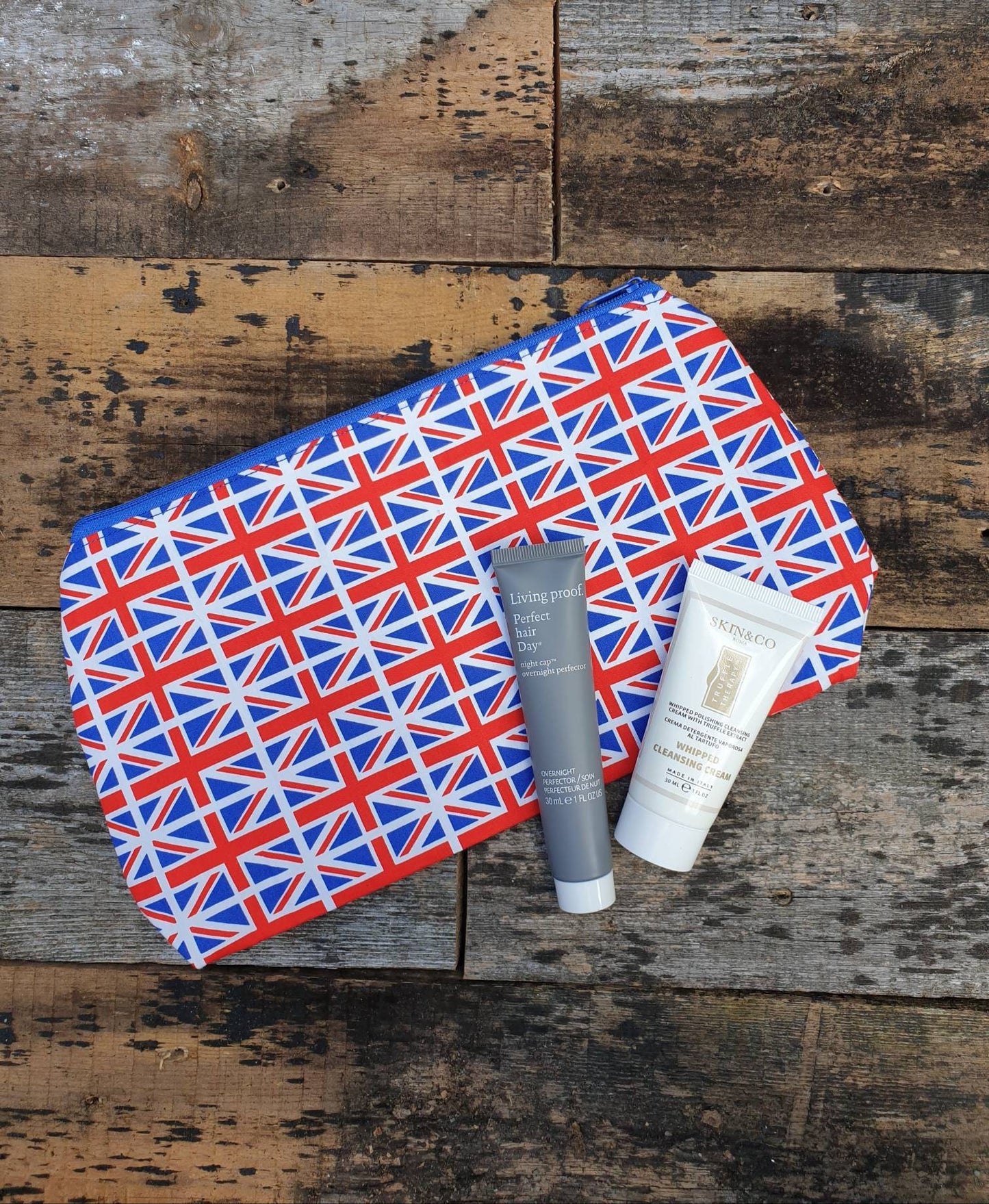 Union Jack Flag Pouch Bag | Large Makeup Bag