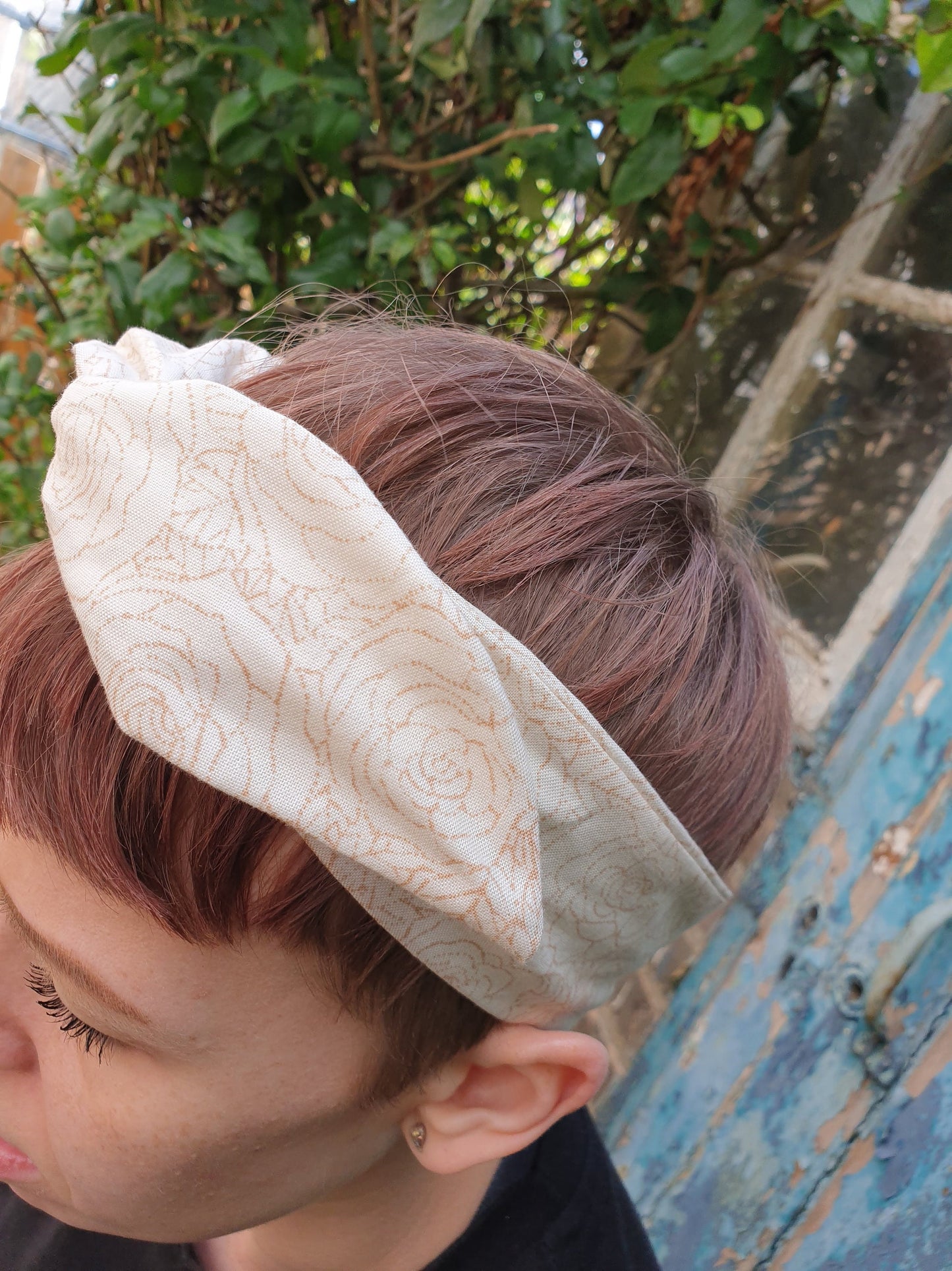 Pale Rose Wired Headband