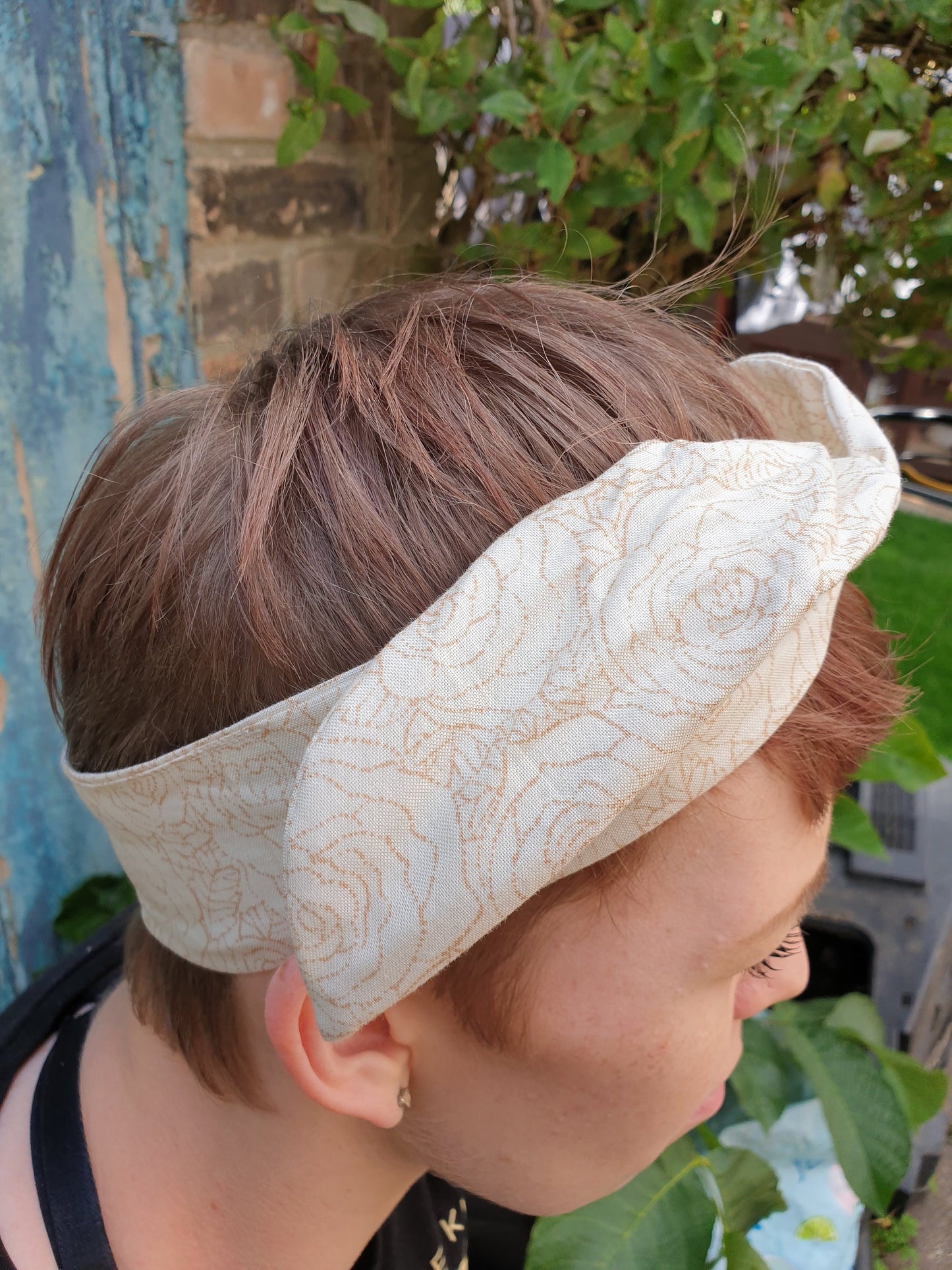 Pale Rose Wired Headband