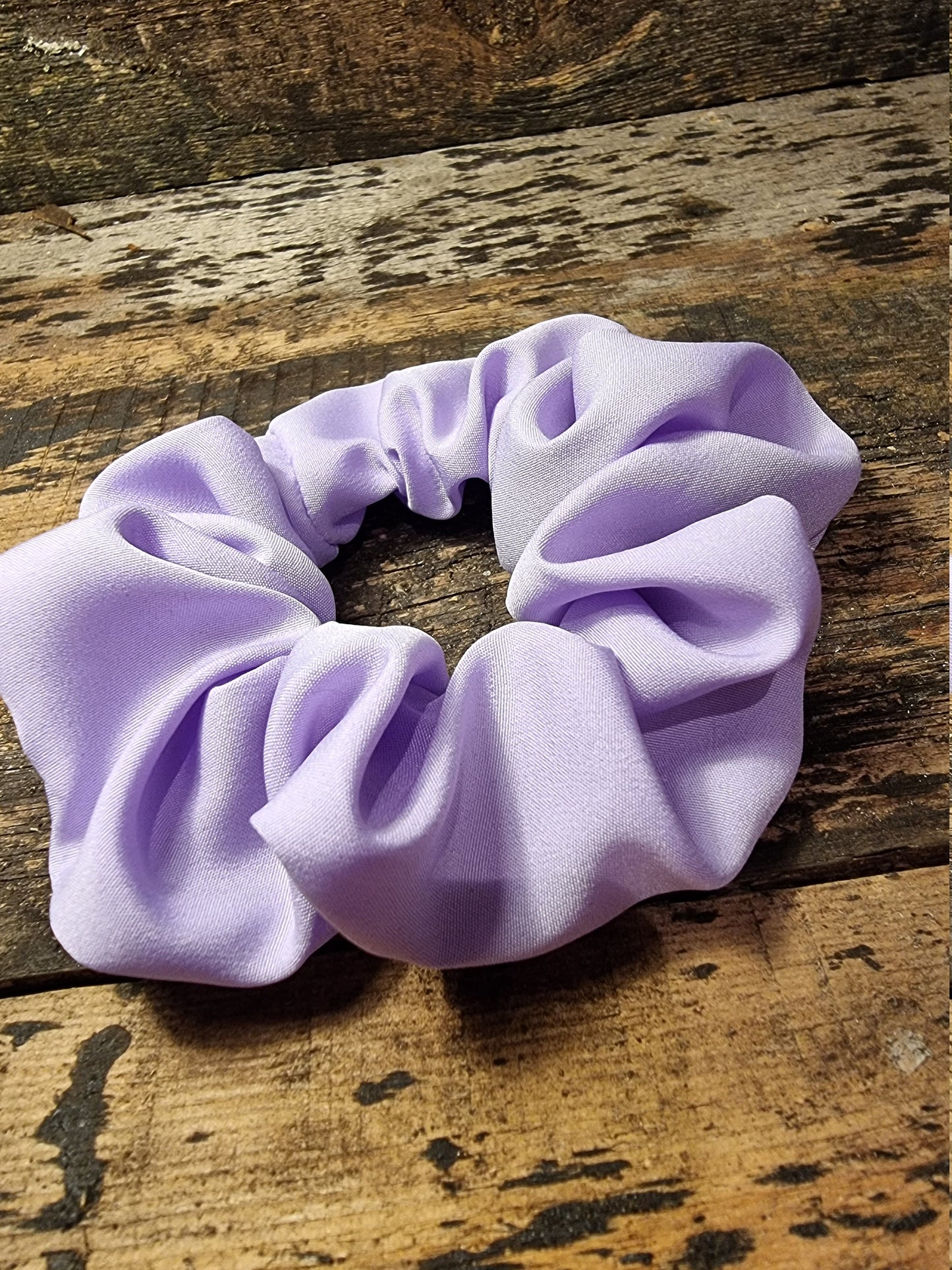 Lilac Super Soft Crepe Bow Scrunchie | Removeable Bow