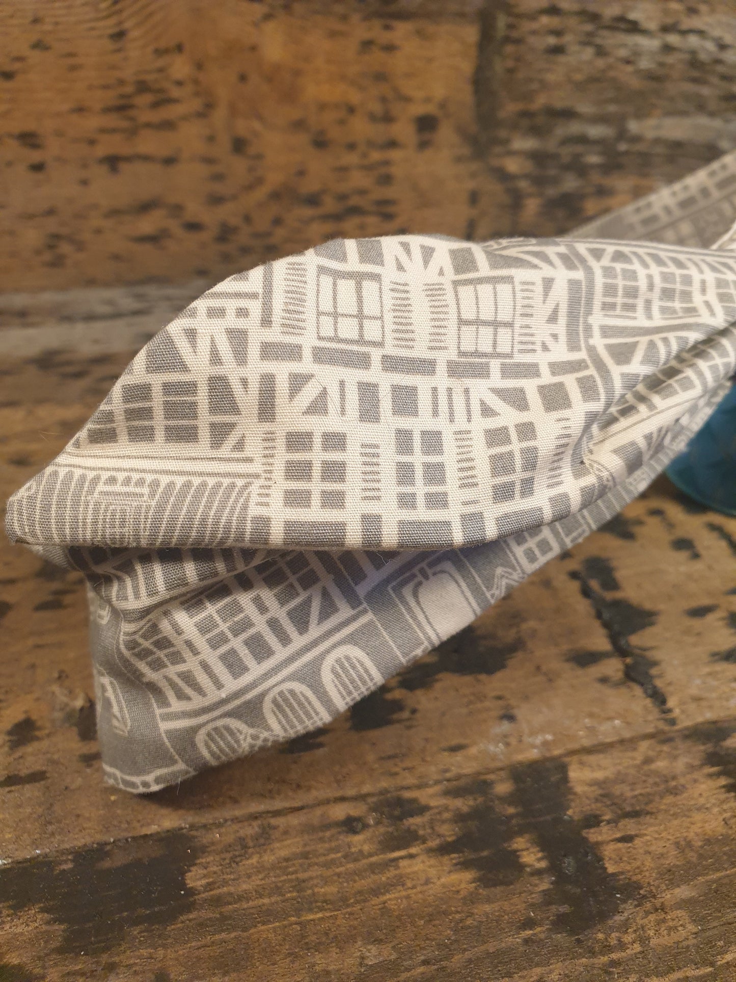 Grey Architectural Wired Headband