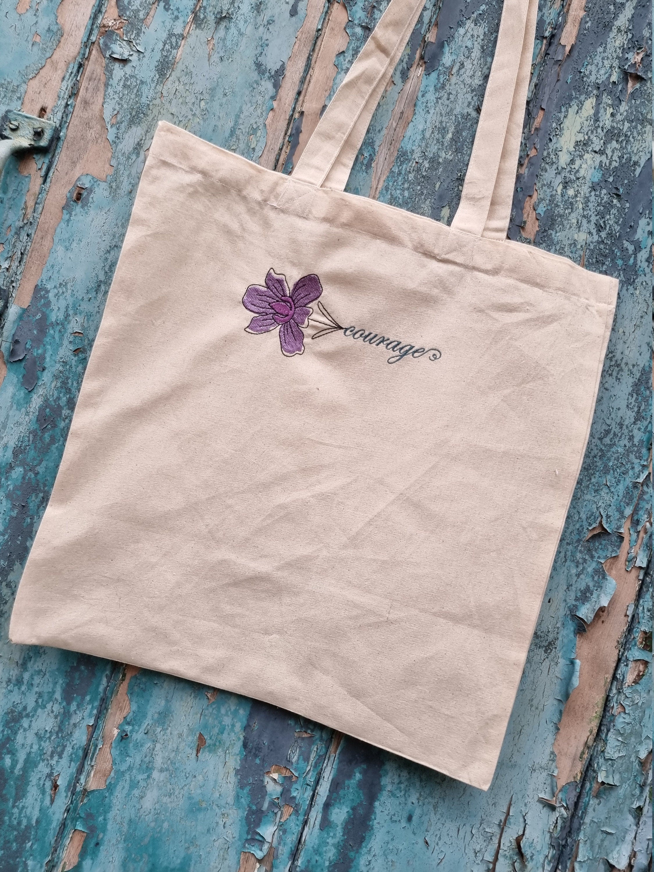 Flower best sale embroidered bag