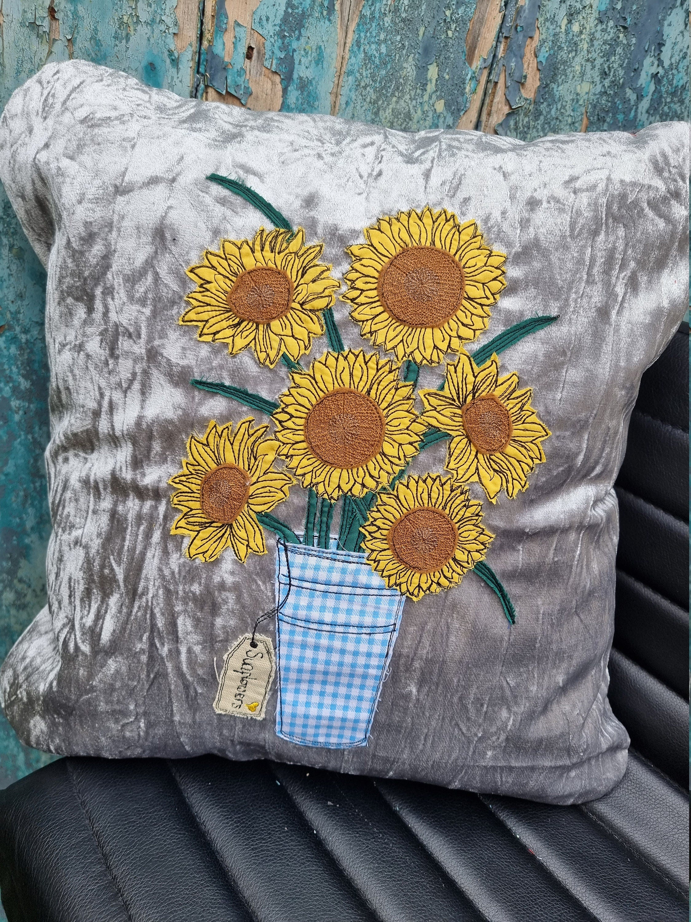 Sunflower cushion best sale