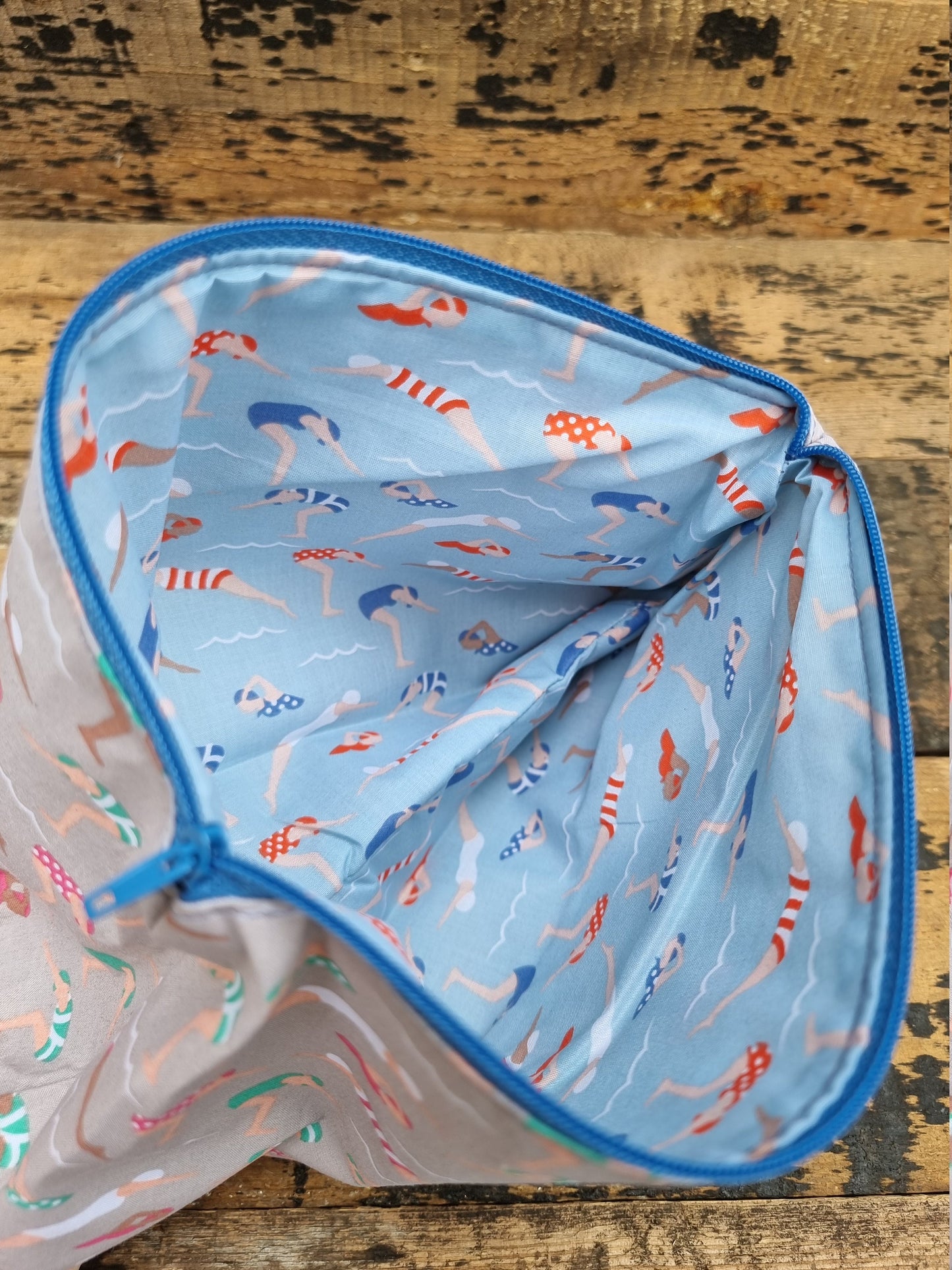 Vintage Swimmers Pouch Bag | Large Makeup Bag