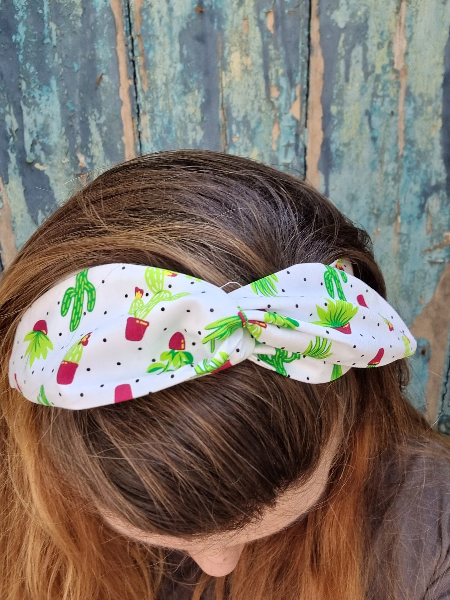 Potted Cacti Wired Headband