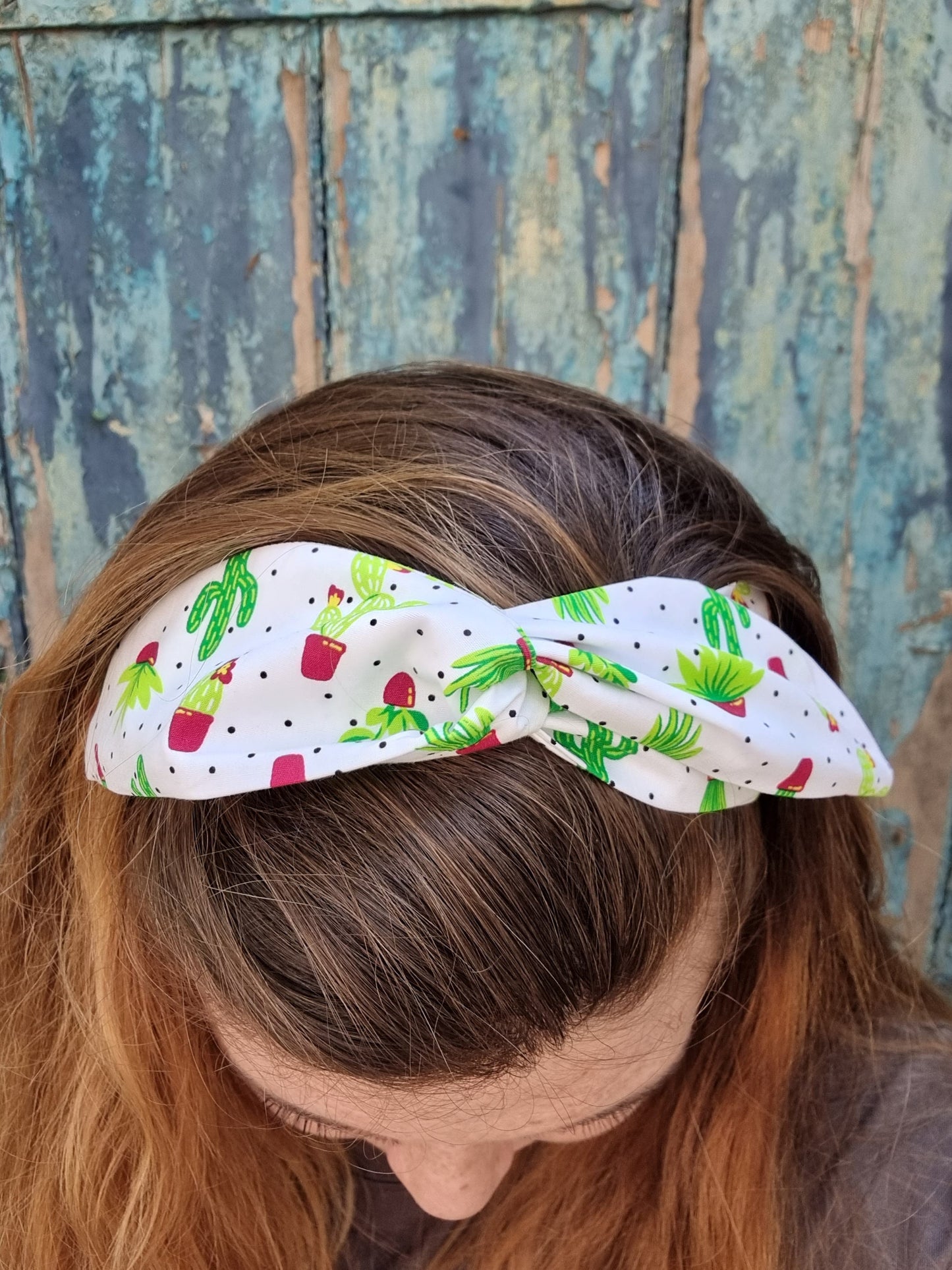 Potted Cacti Wired Headband