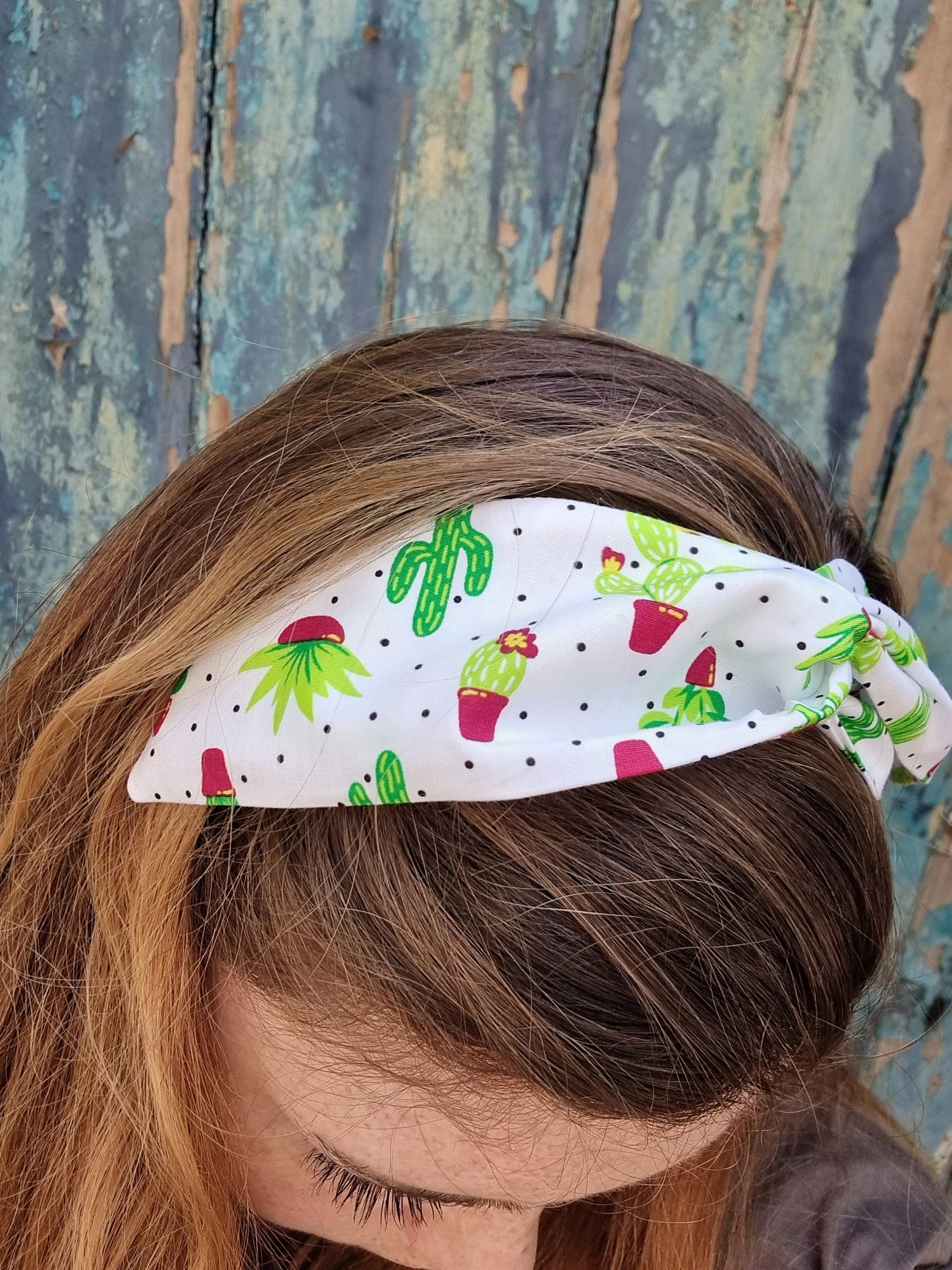 Potted Cacti Wired Headband