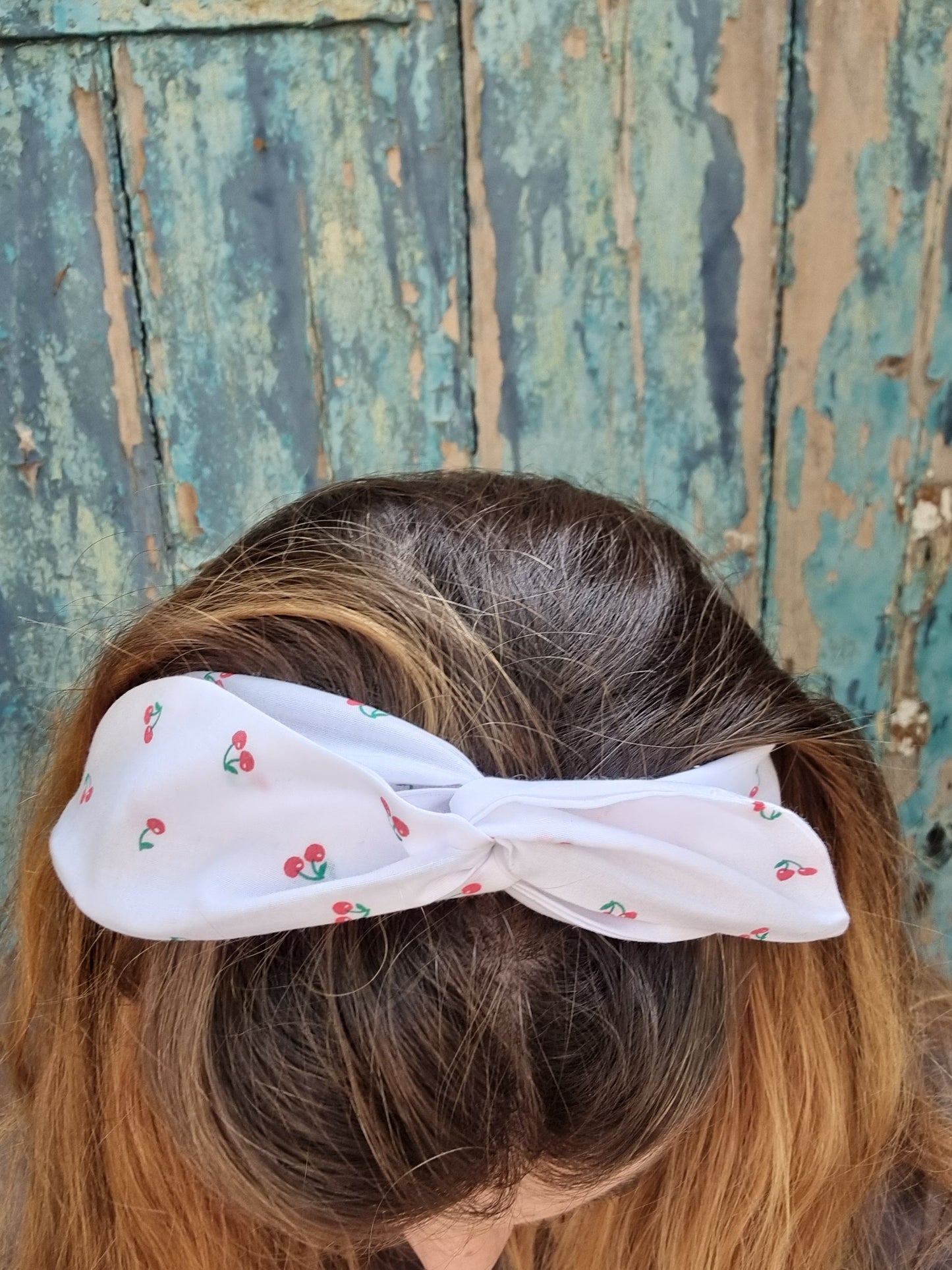 Mini Cherries Wired Headband