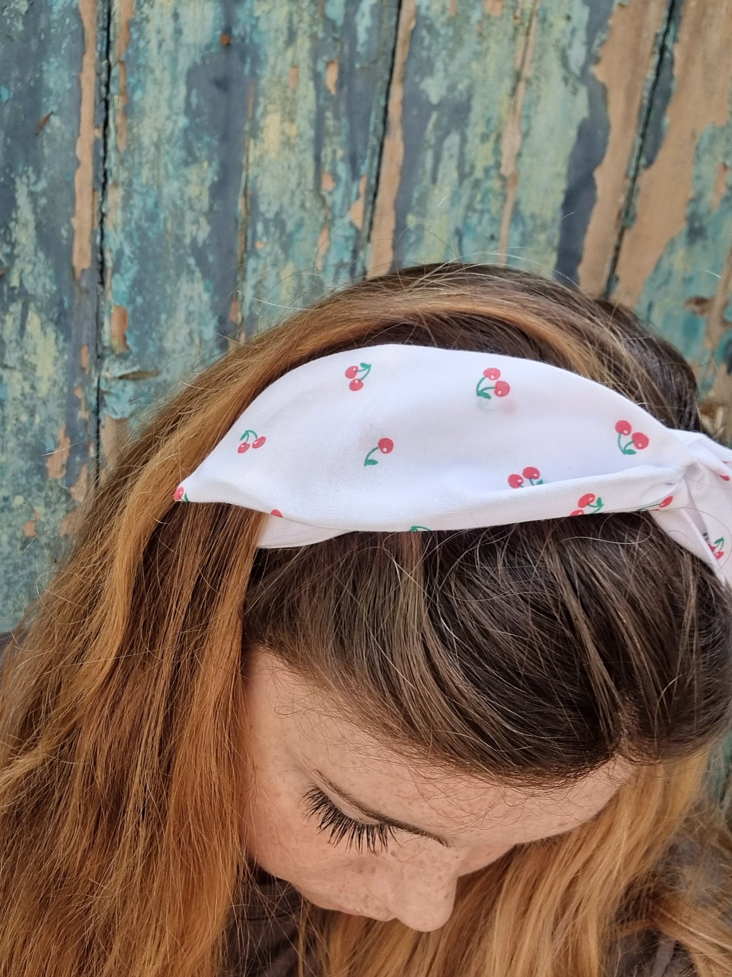 Mini Cherries Wired Headband