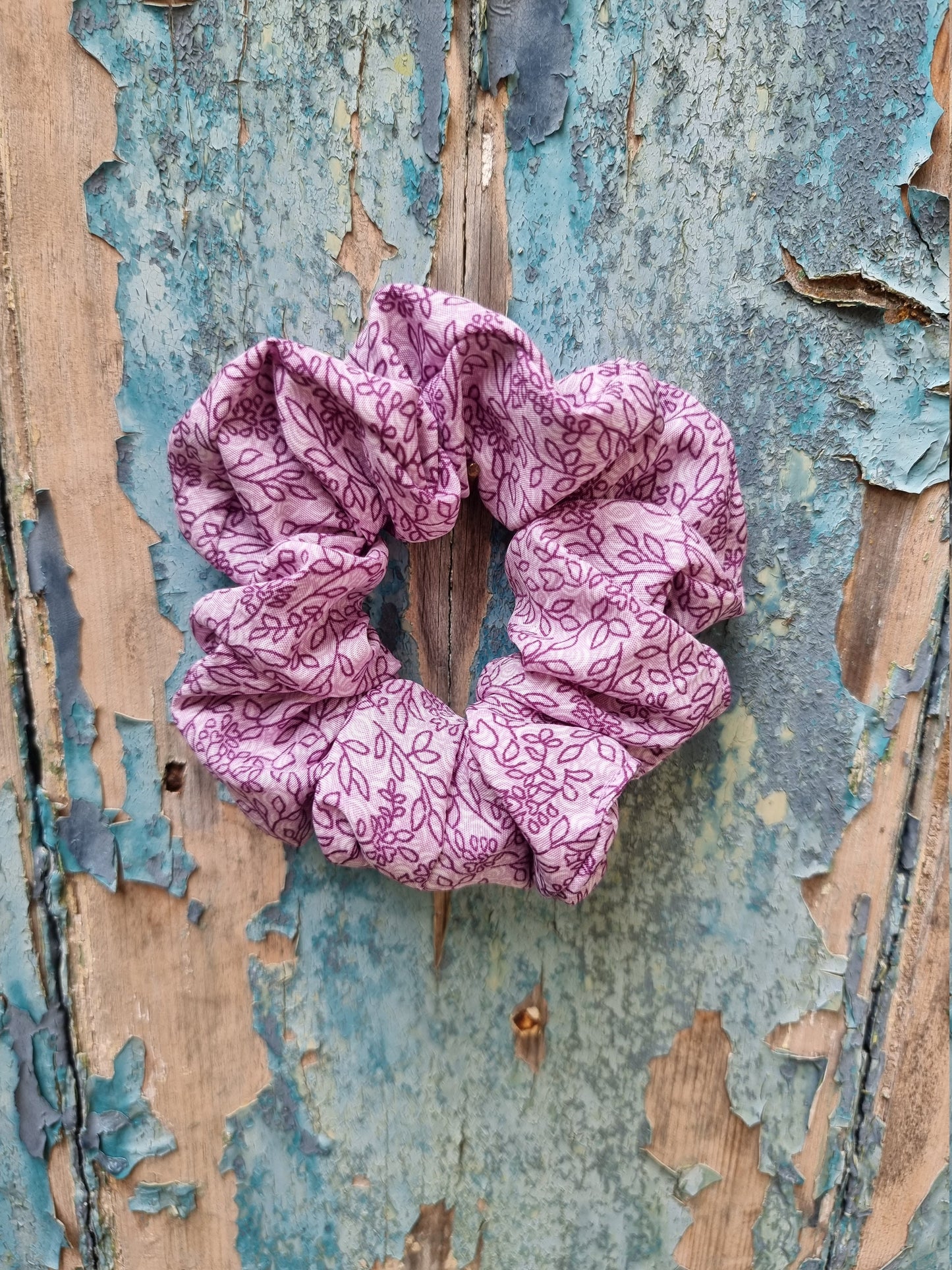 Super Soft Purple Vine Scrunchie | Hair Tie