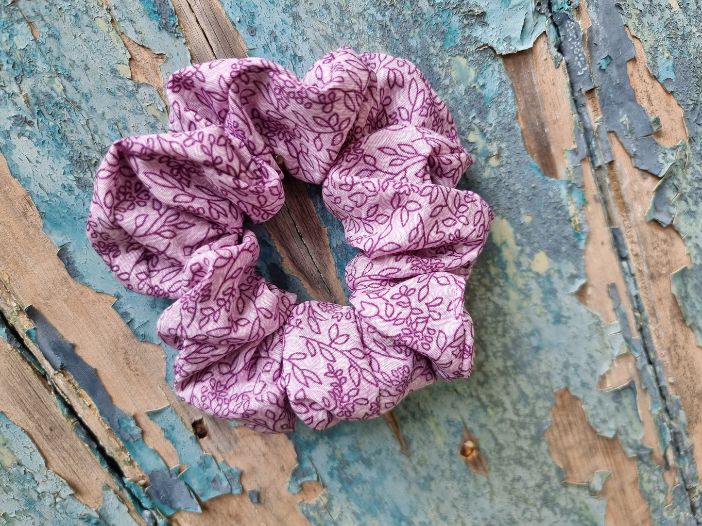 Super Soft Purple Vine Scrunchie | Hair Tie