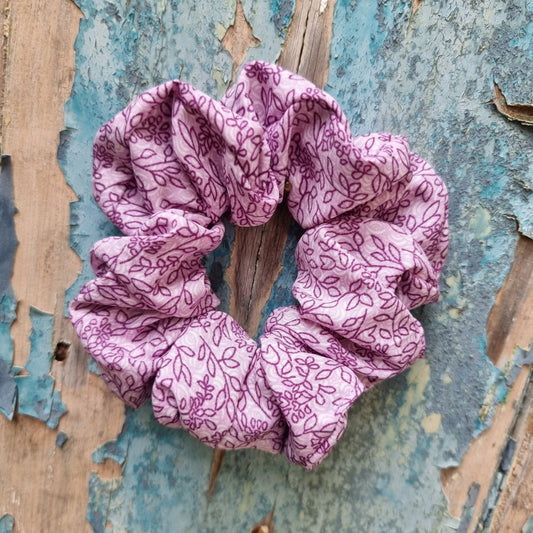 Super Soft Purple Vine Scrunchie | Hair Tie