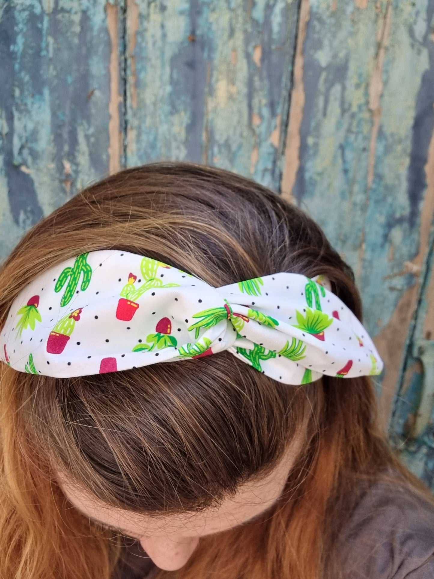 Potted Cacti Wired Headband