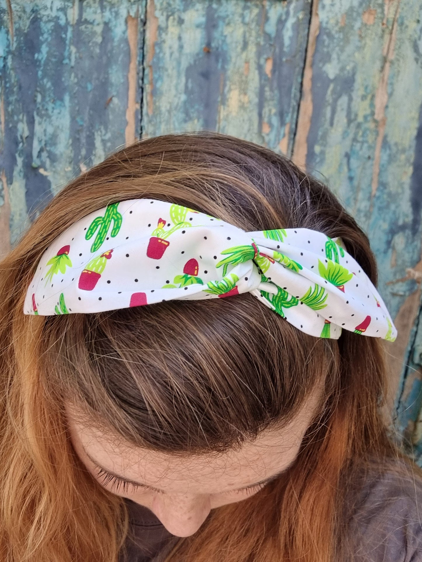 Potted Cacti Wired Headband