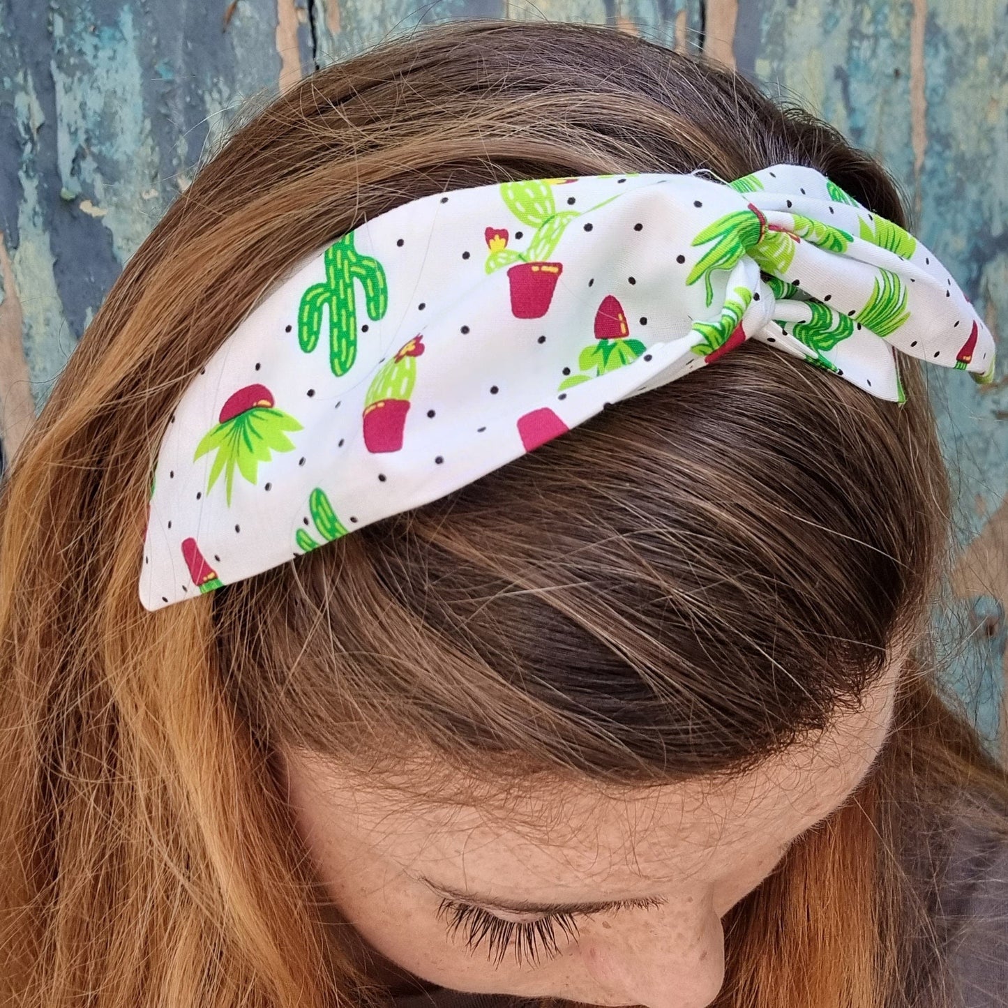 Potted Cacti Wired Headband