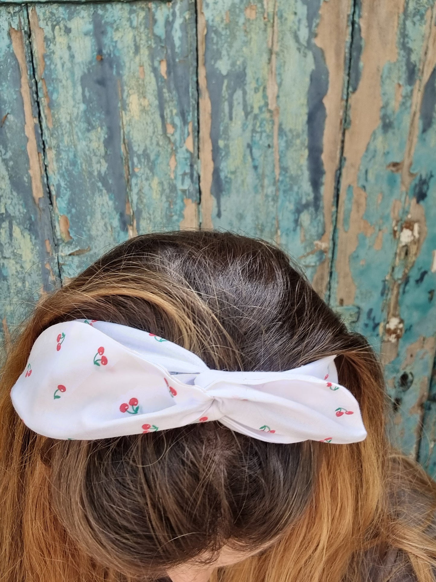 Mini Cherries Wired Headband