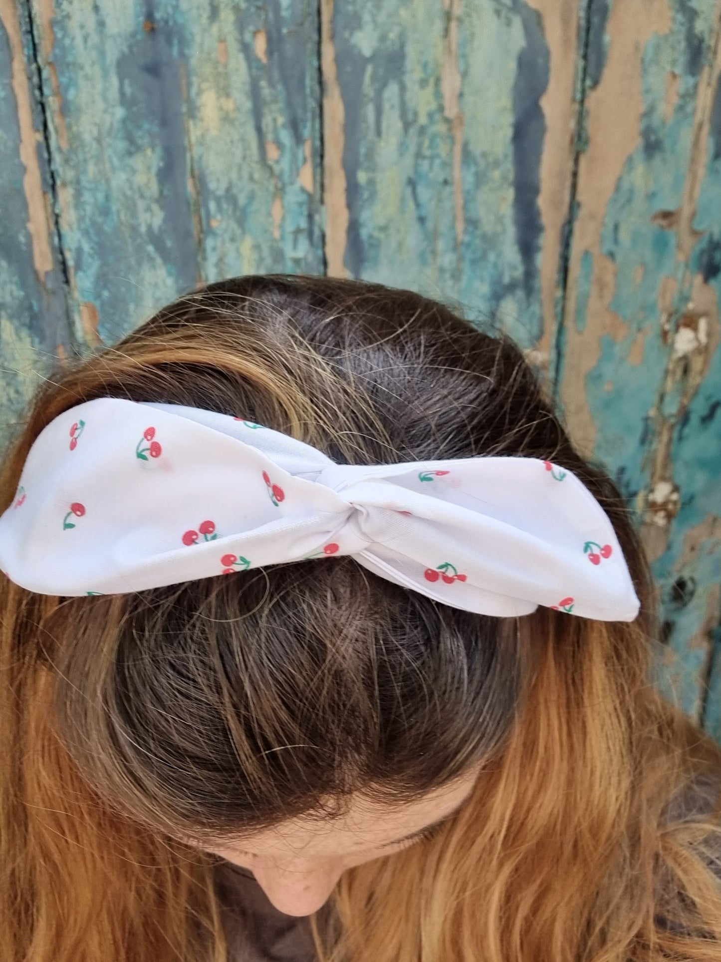 Mini Cherries Wired Headband