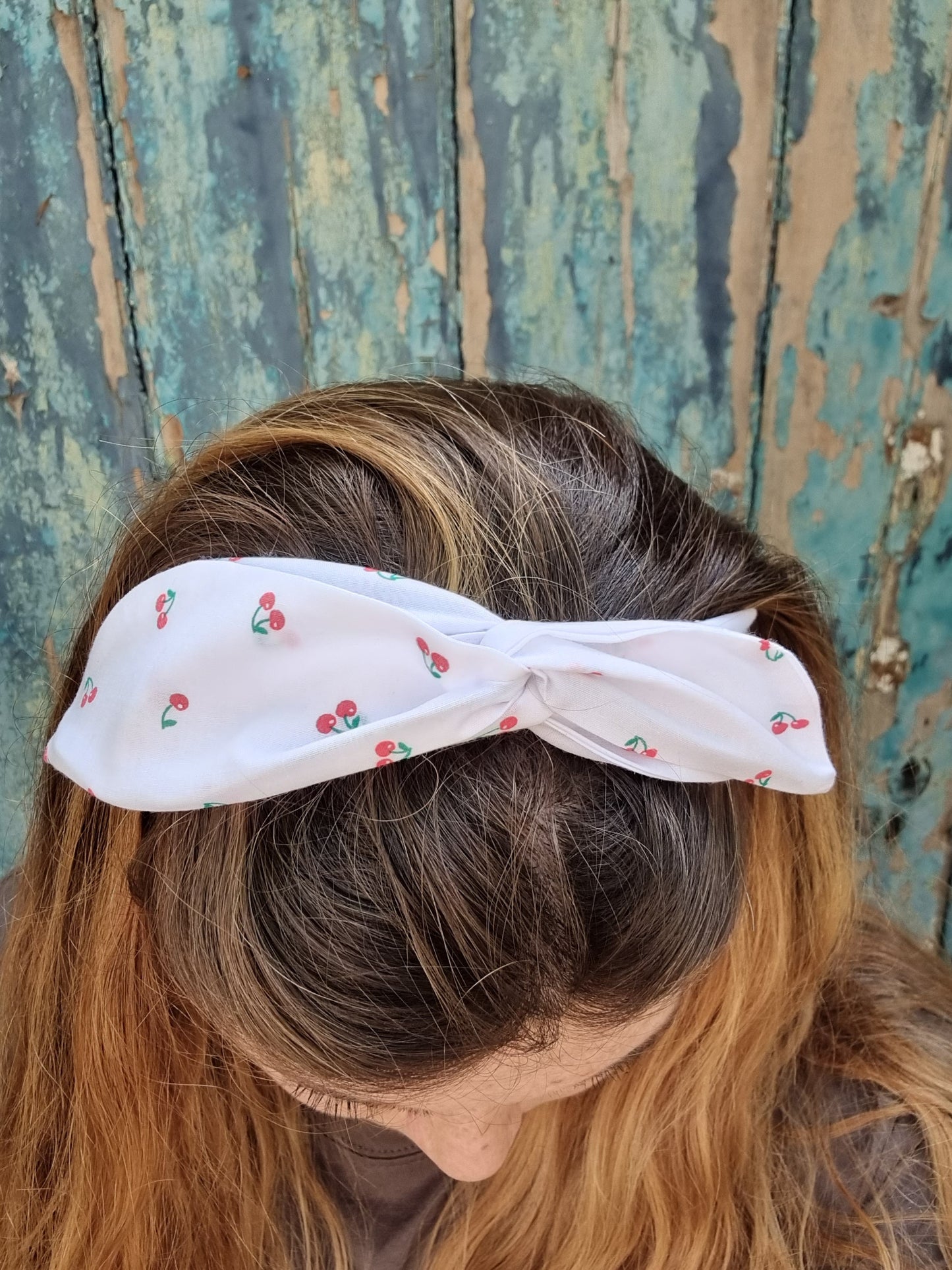 Mini Cherries Wired Headband