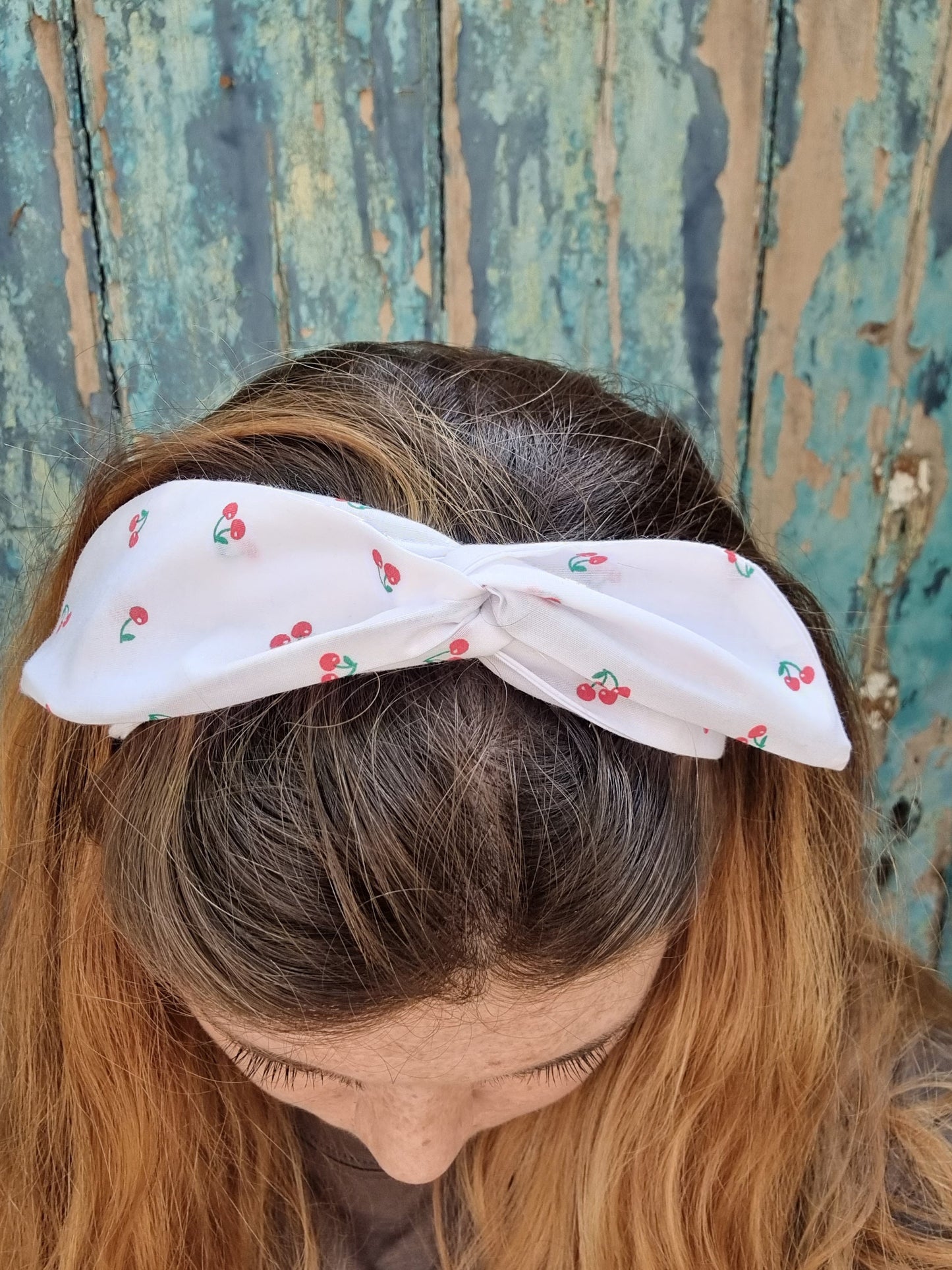 Mini Cherries Wired Headband