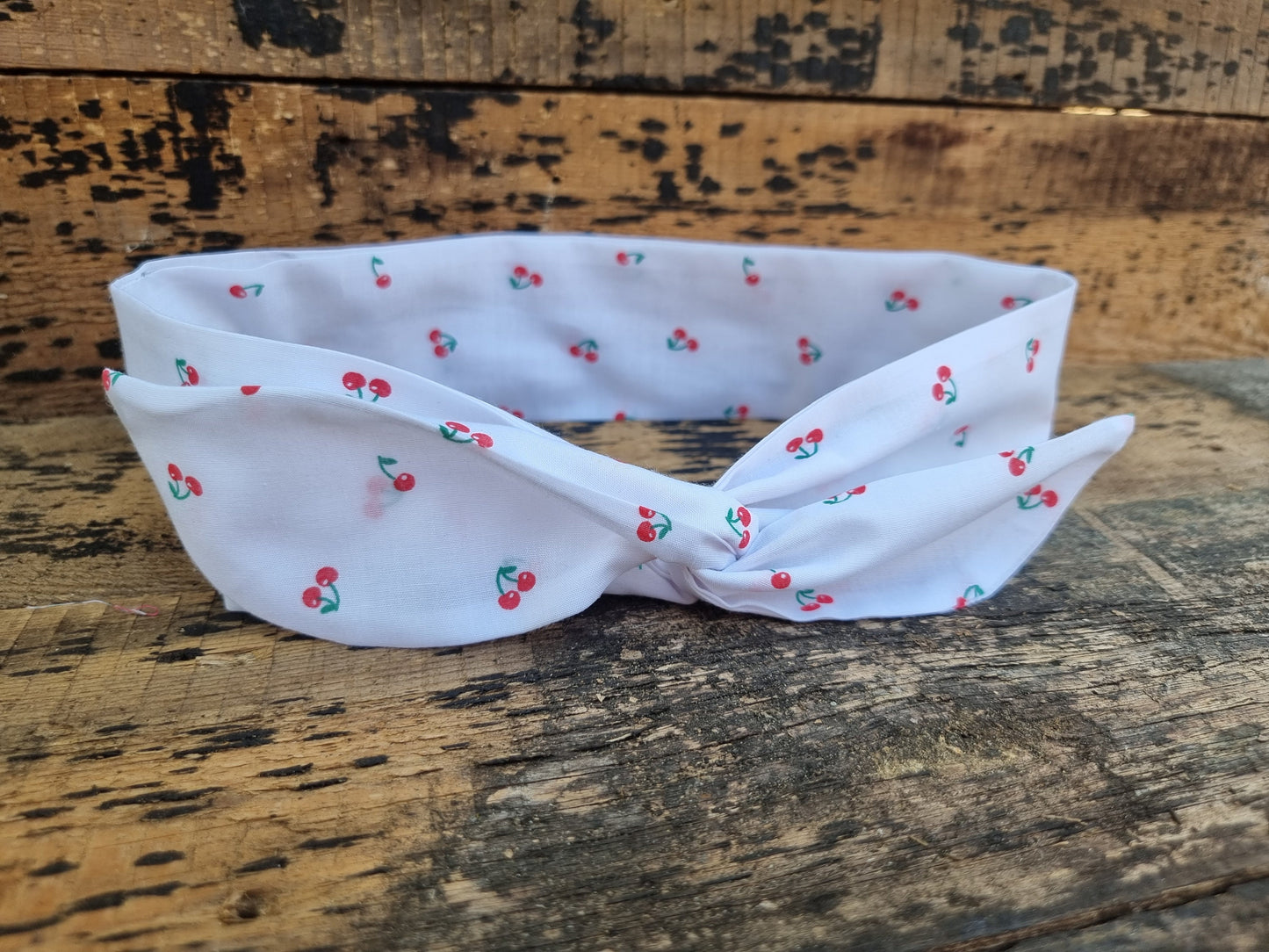 Mini Cherries Wired Headband