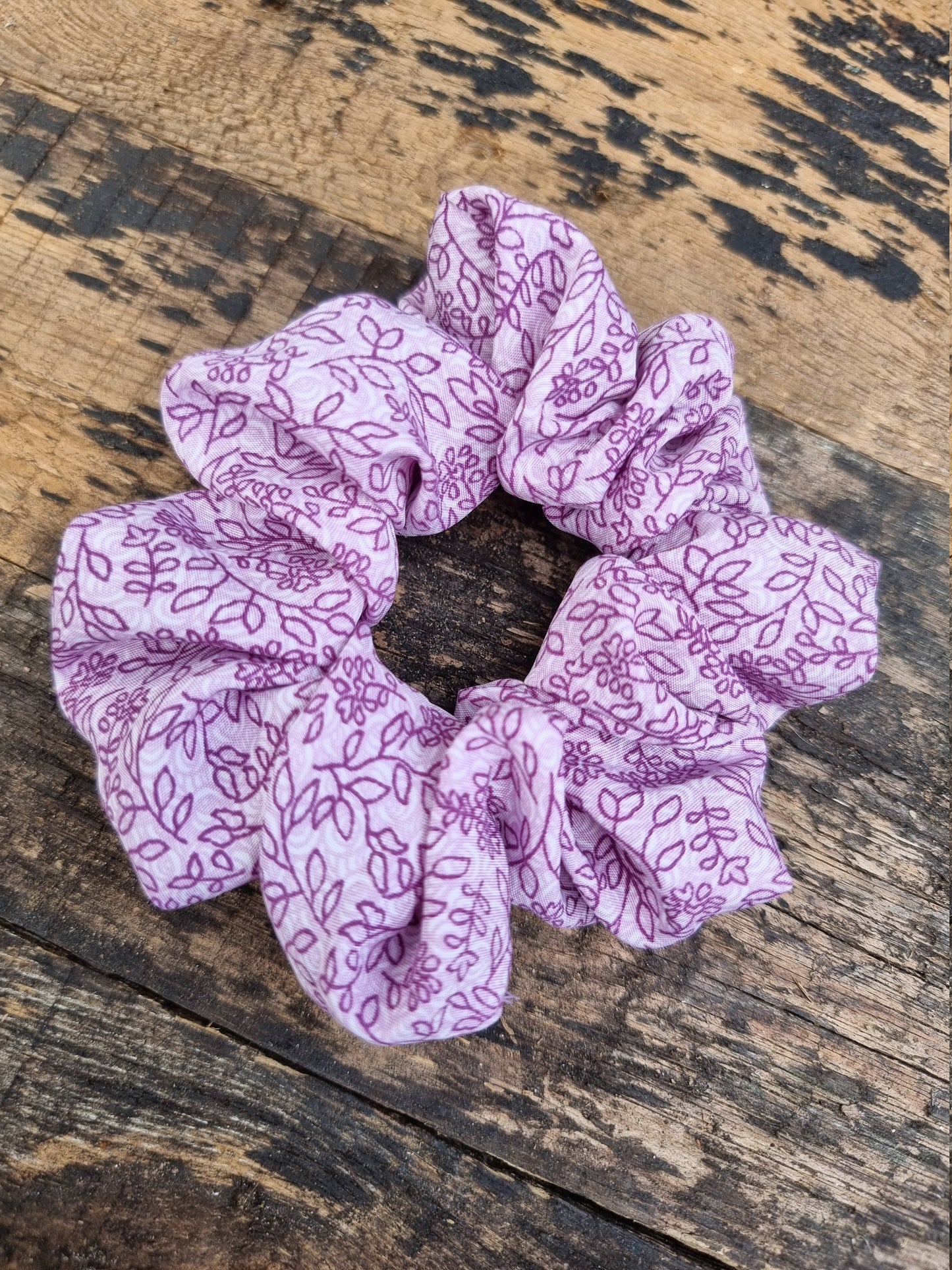 Super Soft Purple Vine Scrunchie | Hair Tie