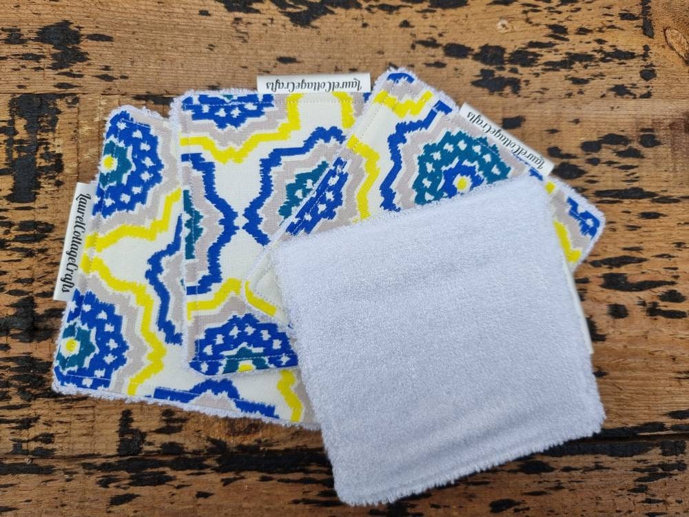 Geo Diamonds Reusable Makeup Wipes | 100% Bamboo Towelling