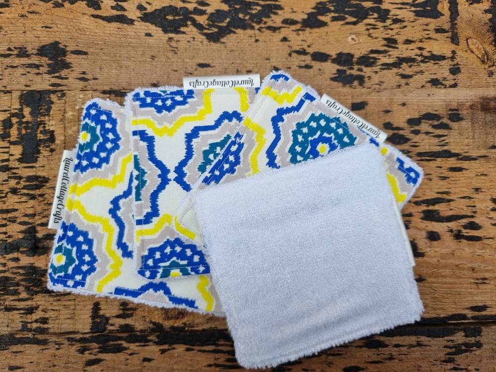 Geo Diamonds Reusable Makeup Wipes | 100% Bamboo Towelling