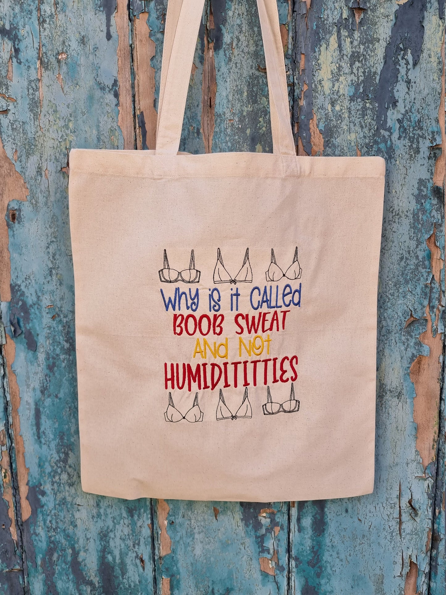 Humidititties Embroidered Tote Bag