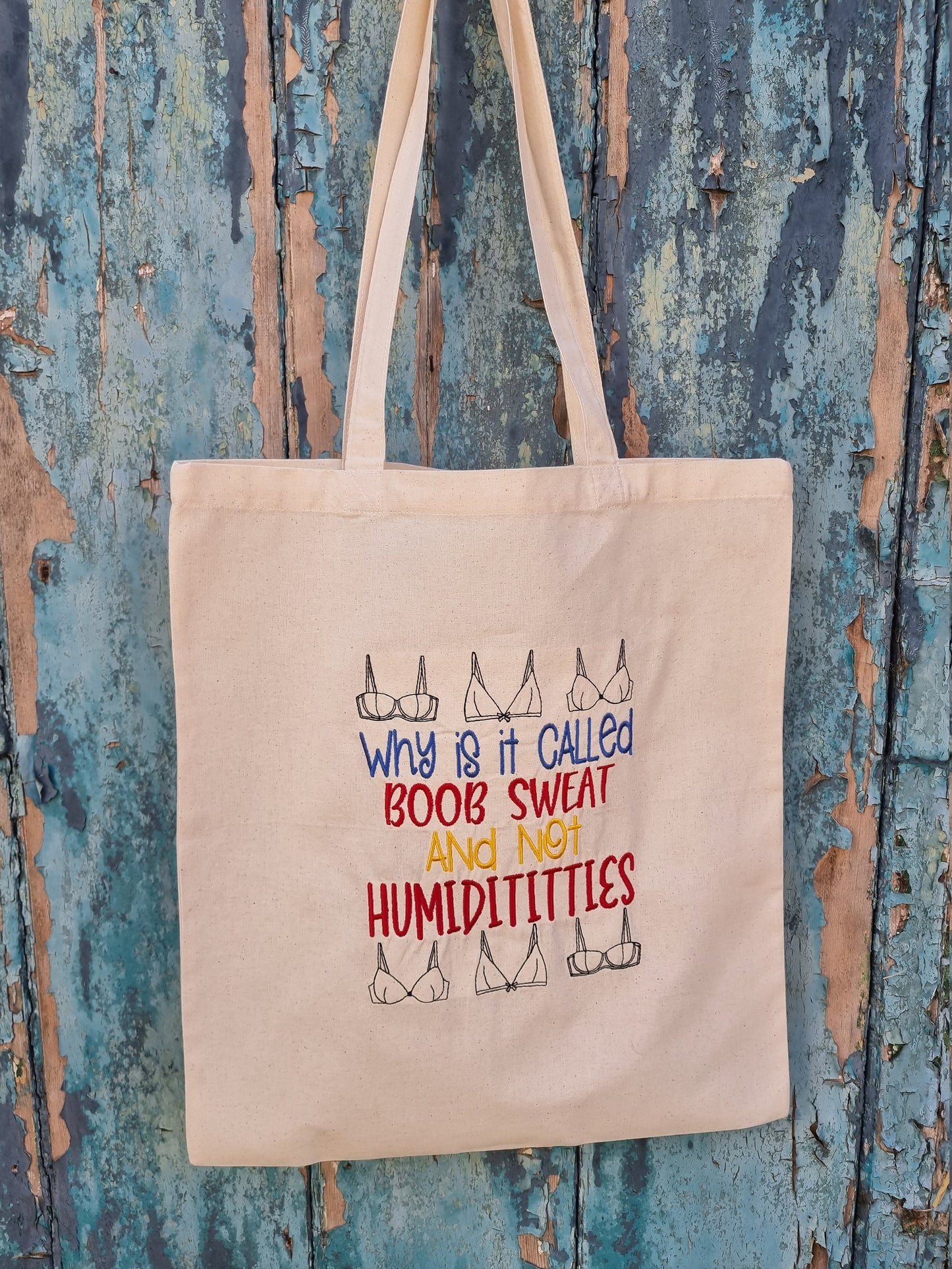 Humidititties Embroidered Tote Bag