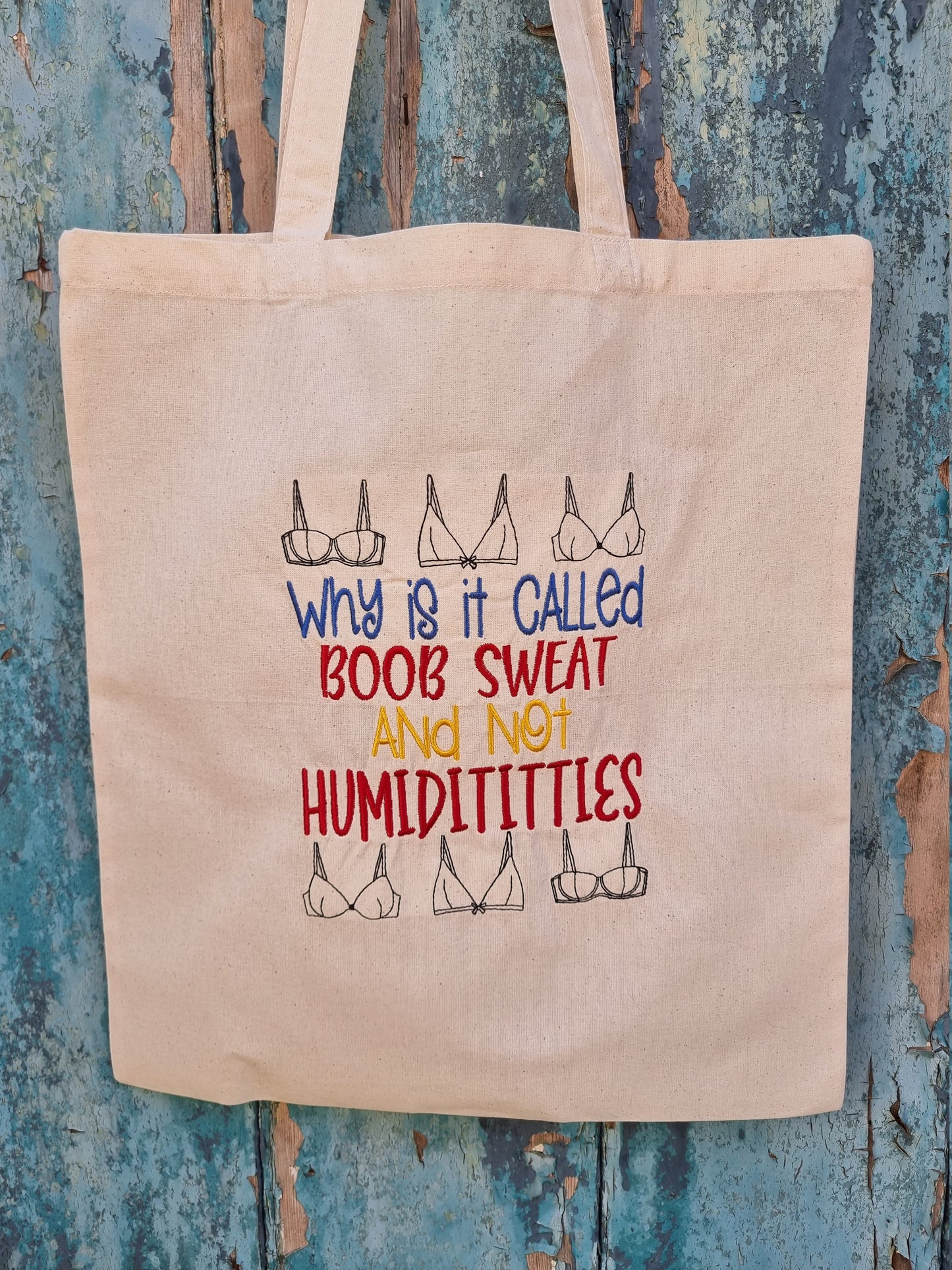 Humidititties Embroidered Tote Bag