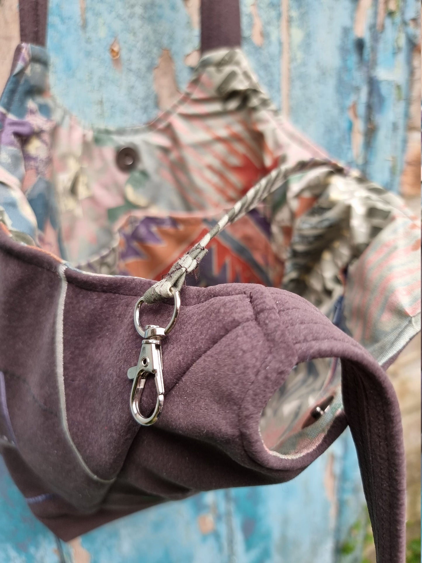 Greyhound With Rose Mosaic Handbag