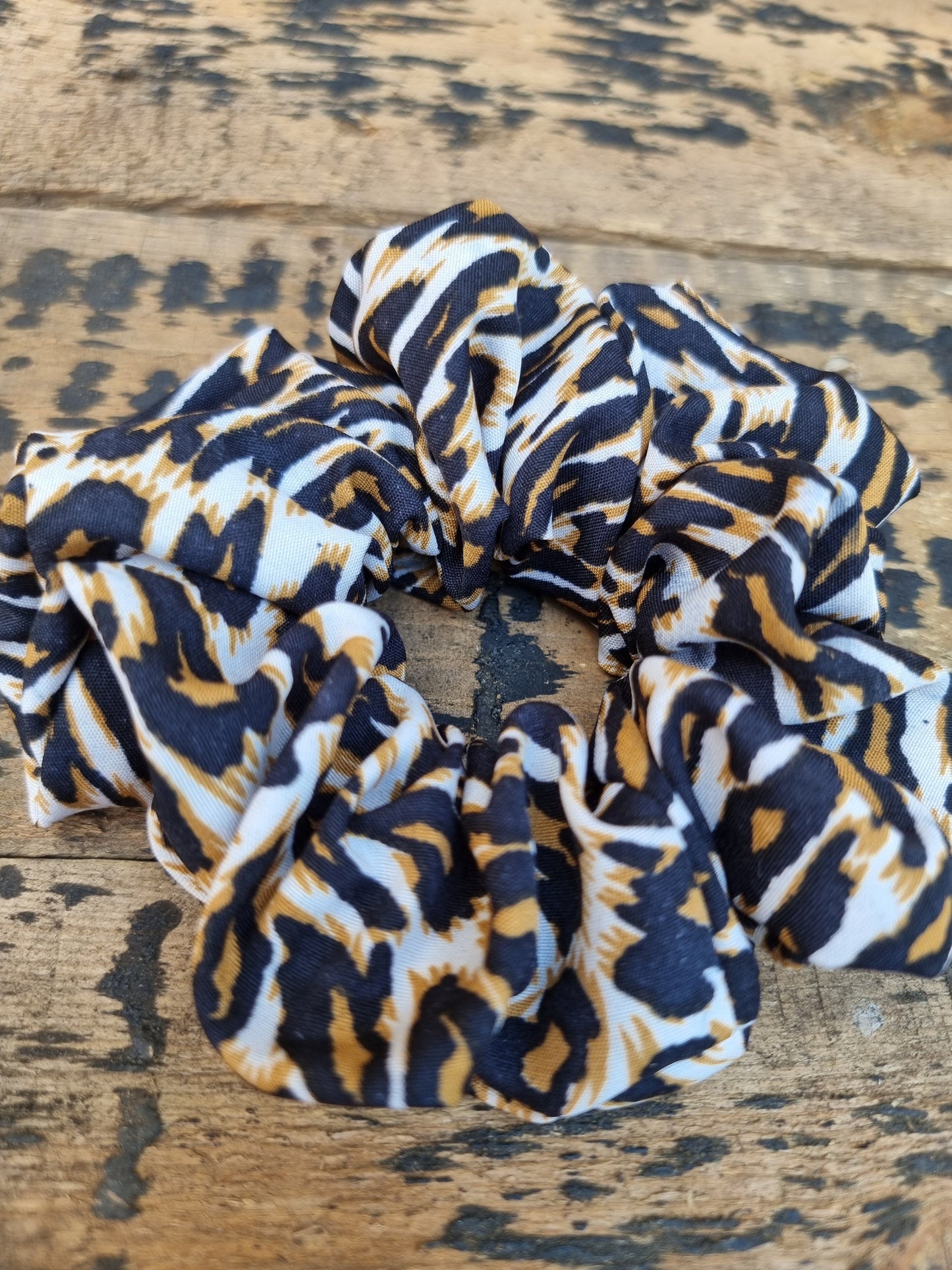 Bold Leopard Print Scrunchie | Hair Tie