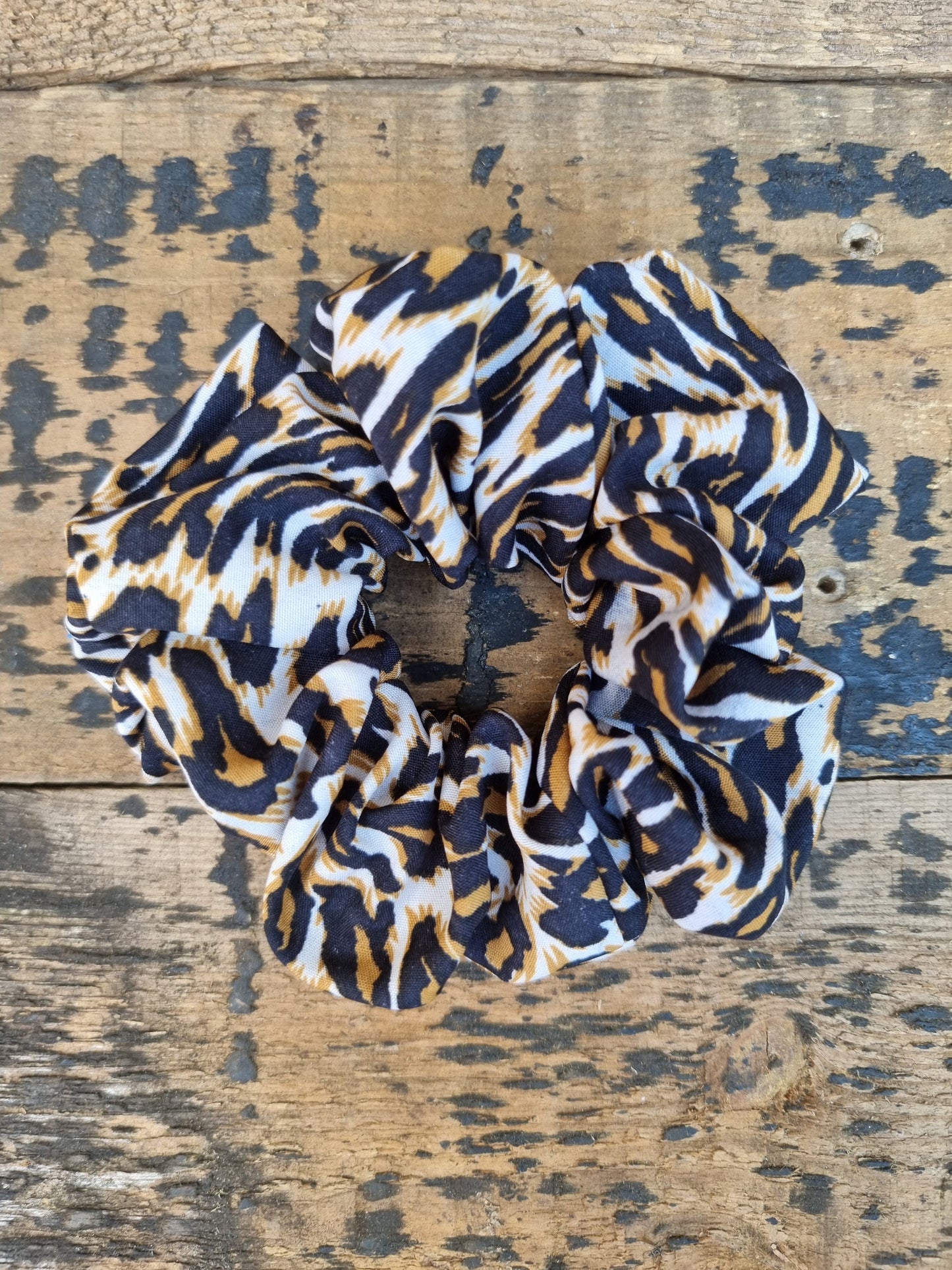 Bold Leopard Print Scrunchie | Hair Tie