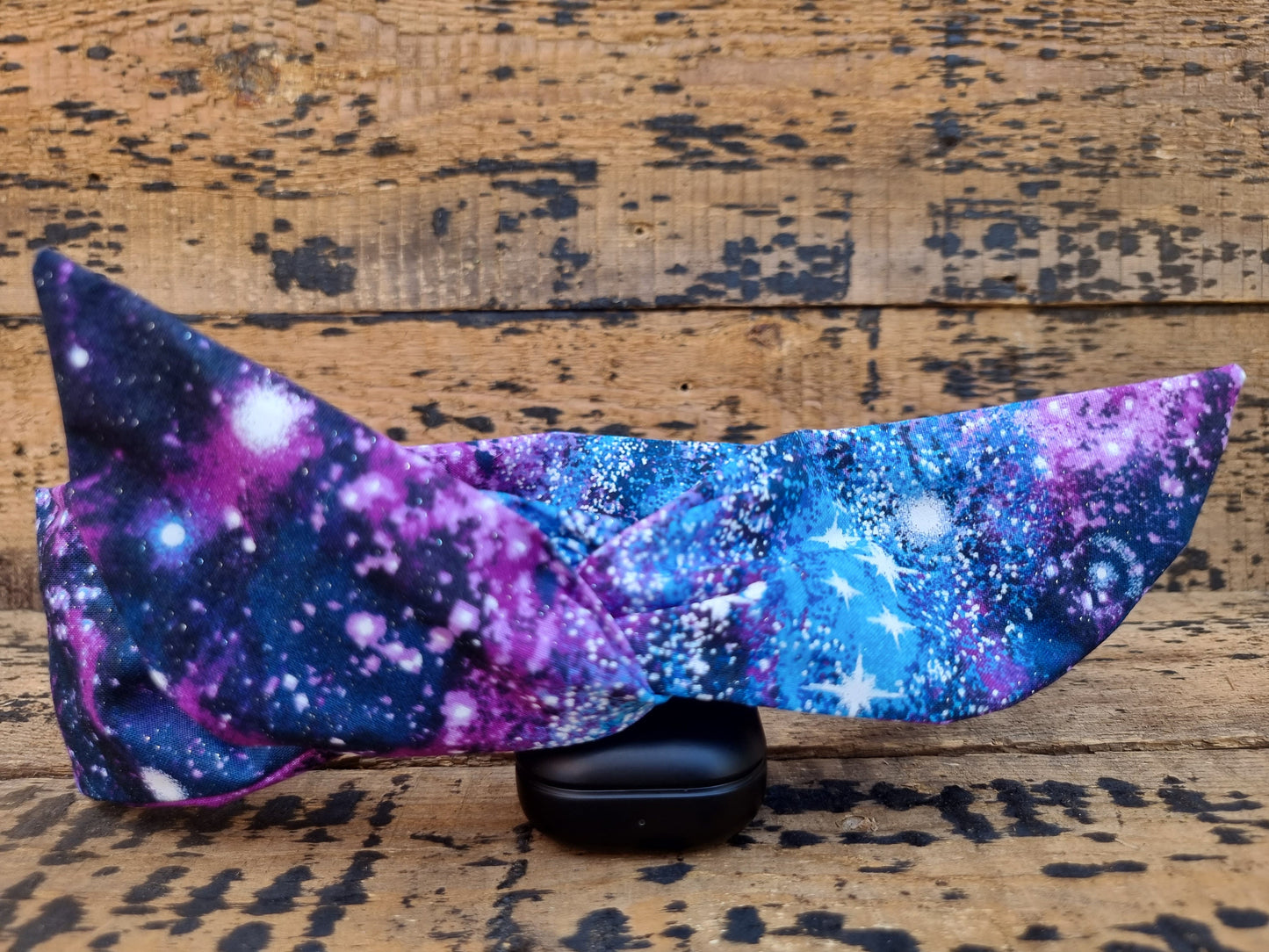 Sparkly Purple Galaxy Wired Headband