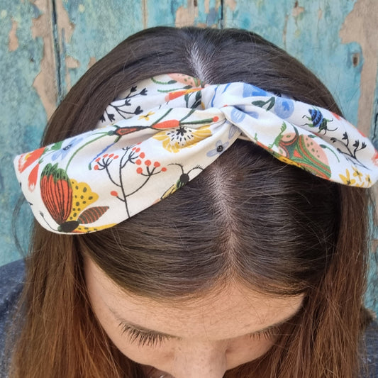 Insects and Leaves Wired Headband