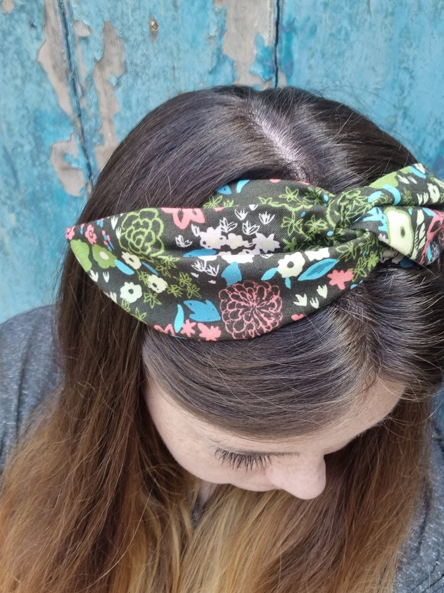 Korean Floral Mix Wired Headband