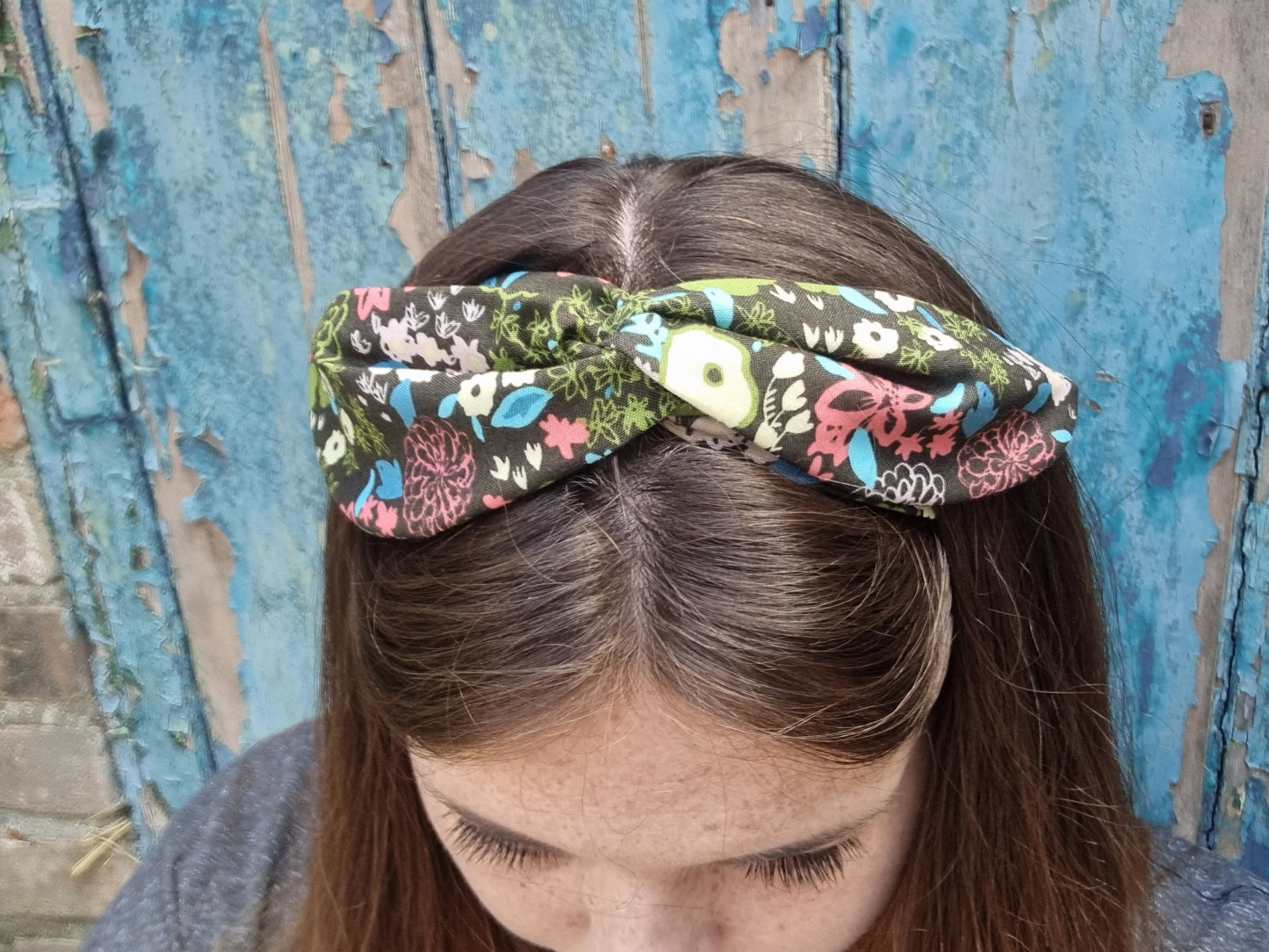 Korean Floral Mix Wired Headband