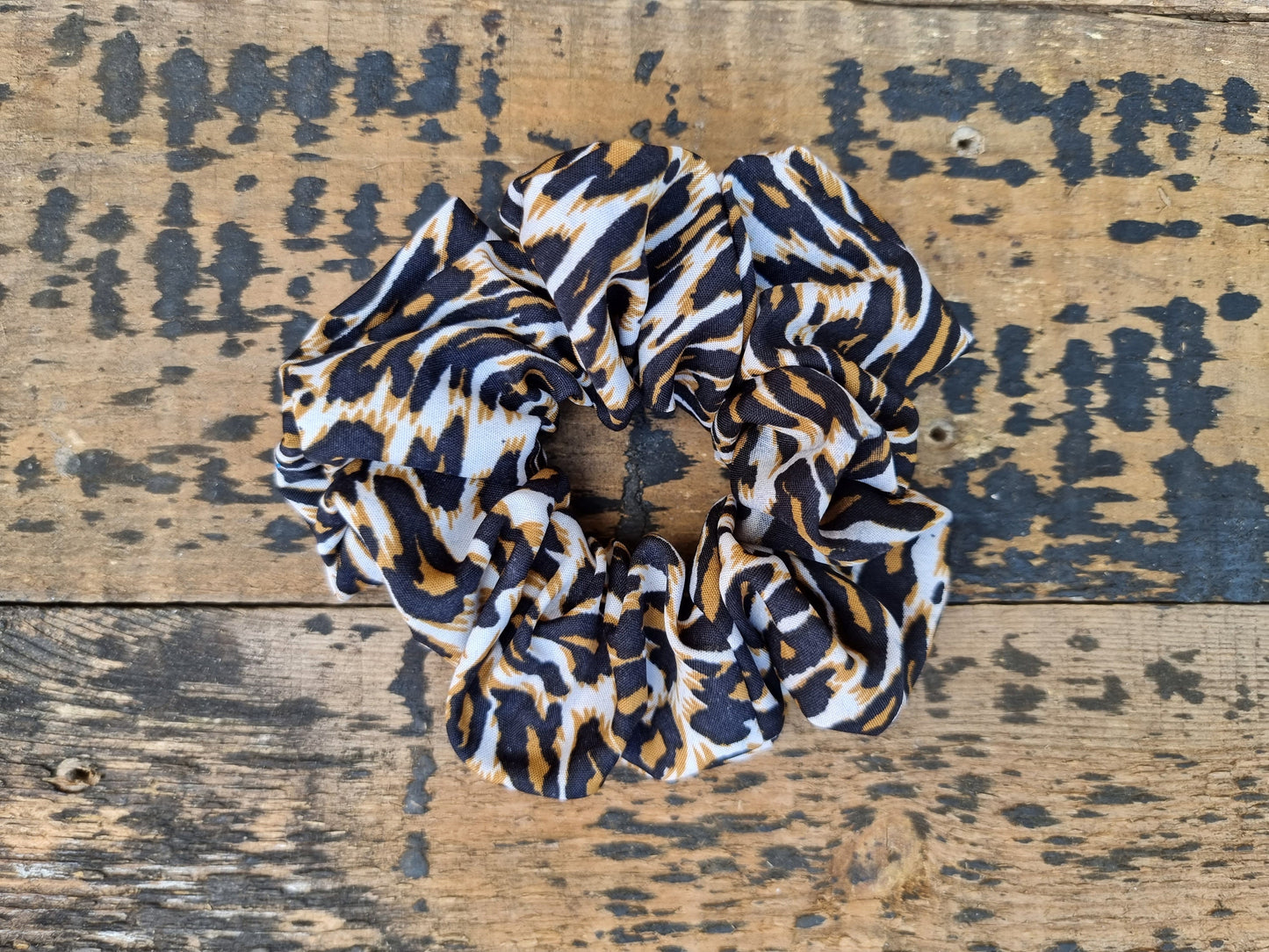 Bold Leopard Print Scrunchie | Hair Tie