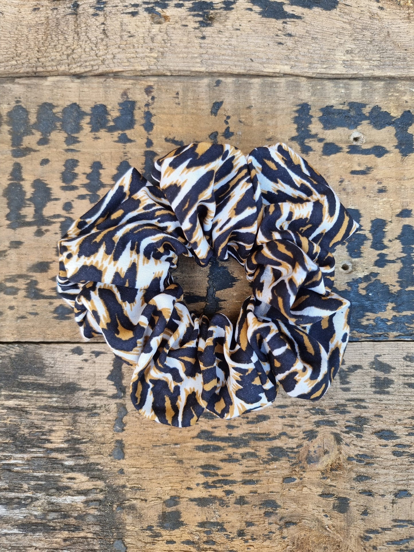 Bold Leopard Print Scrunchie | Hair Tie