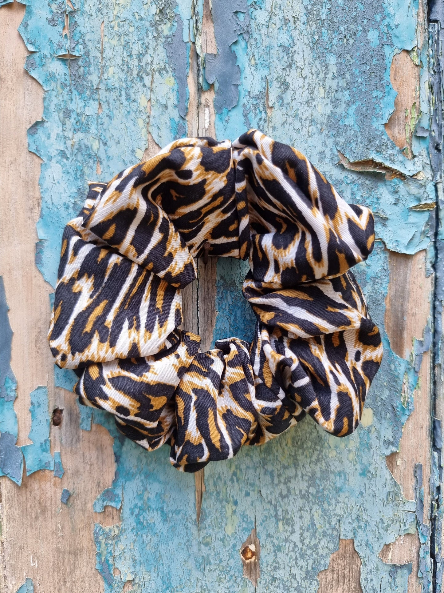 Bold Leopard Print Scrunchie | Hair Tie